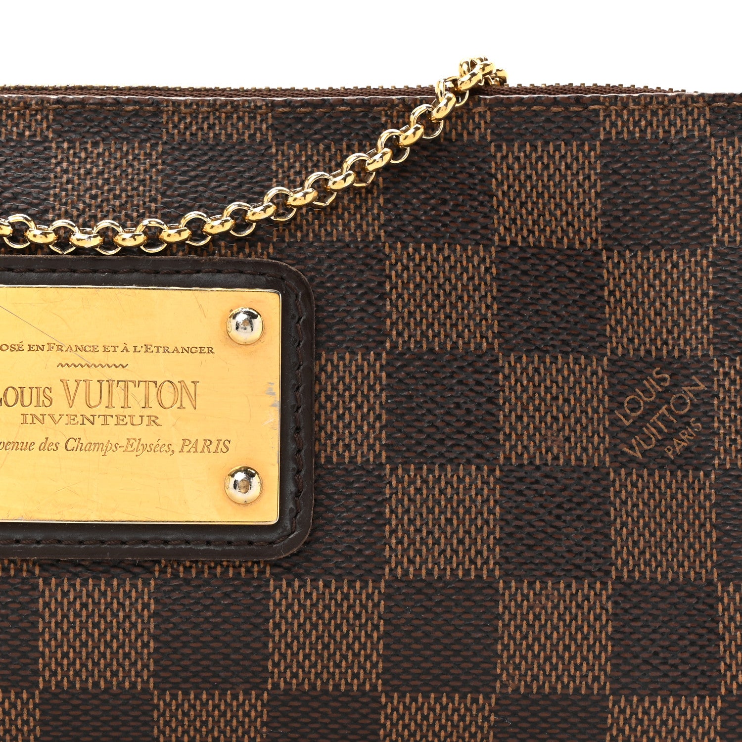 Louis Vuitton Damier Ebene Eva Clutch 8 of 15