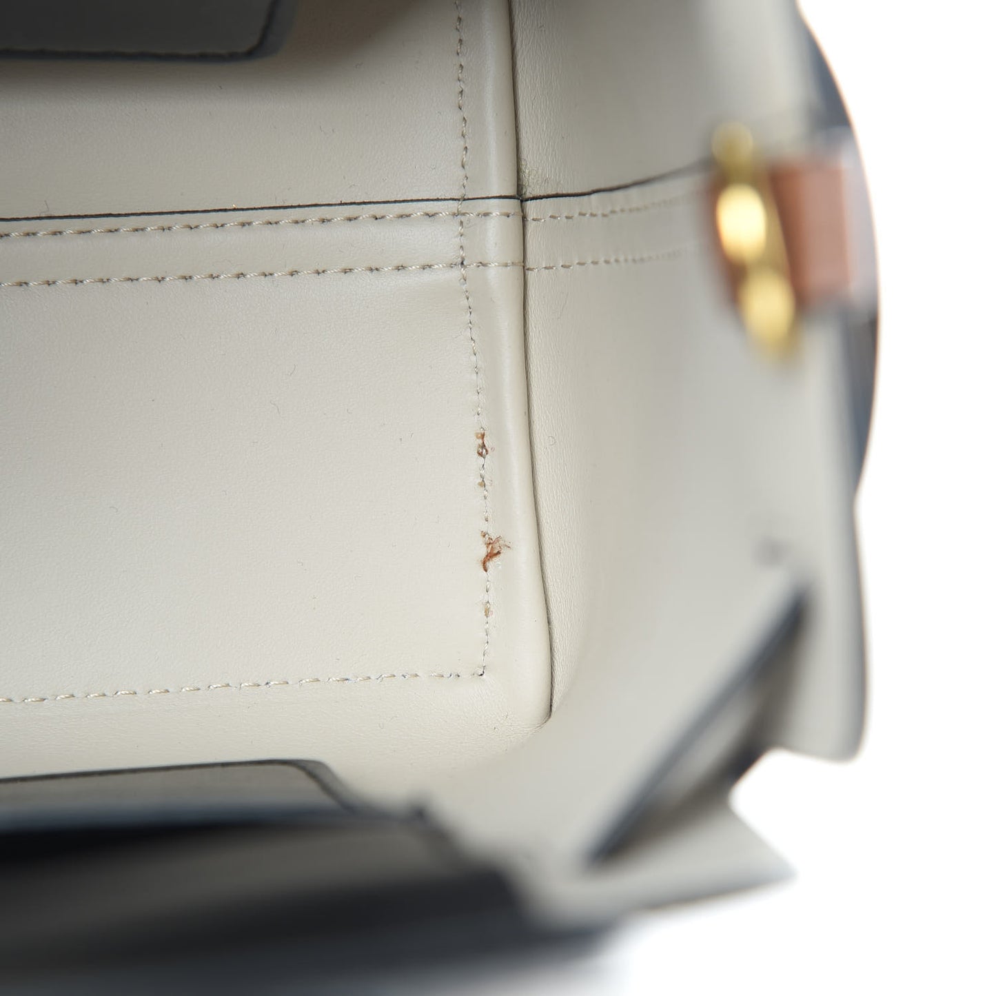 Calfskin Vintage Check Triple Stud Mini Belt Bag Archive Beige