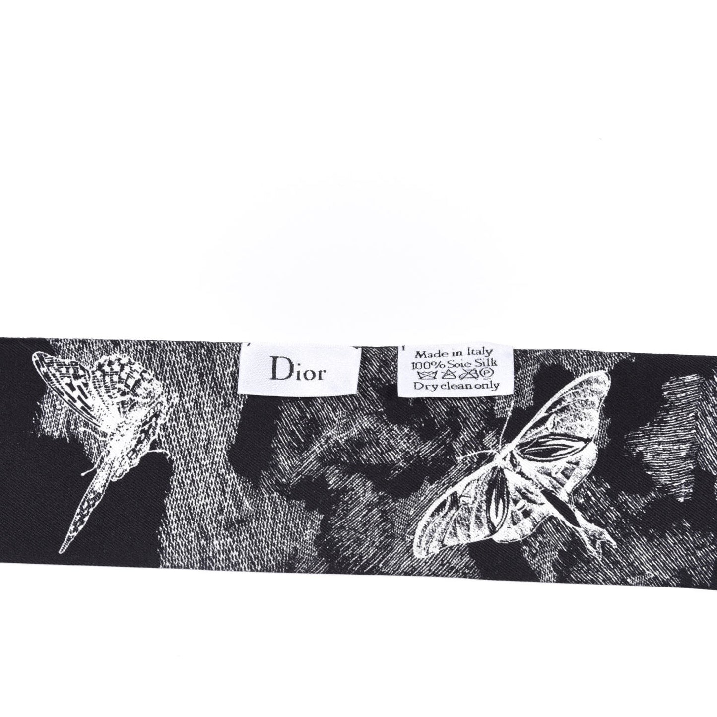 Silk Toile De Jouy Tropicalia Mitzah Scarf Black
