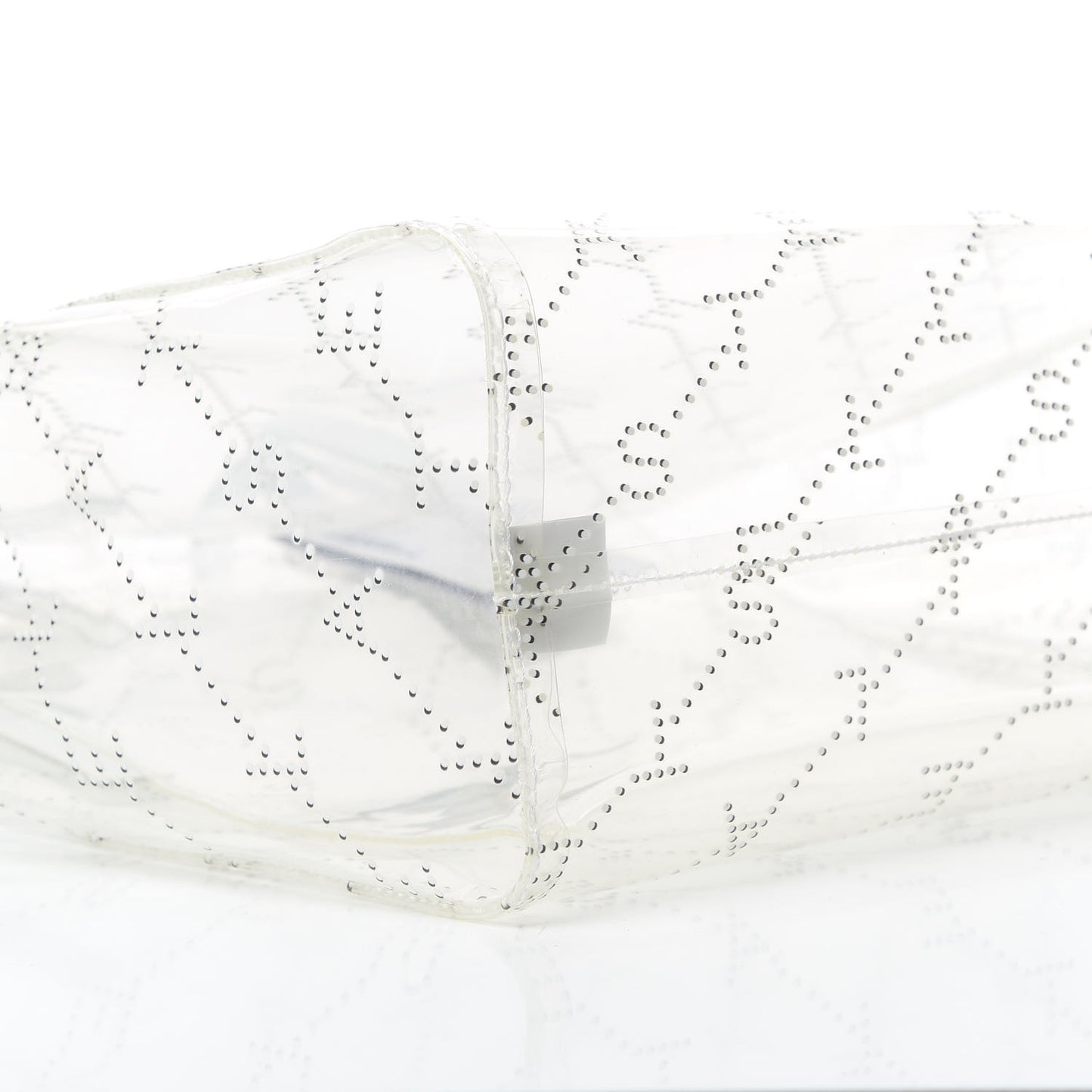 PVC Monogram Small Tote White