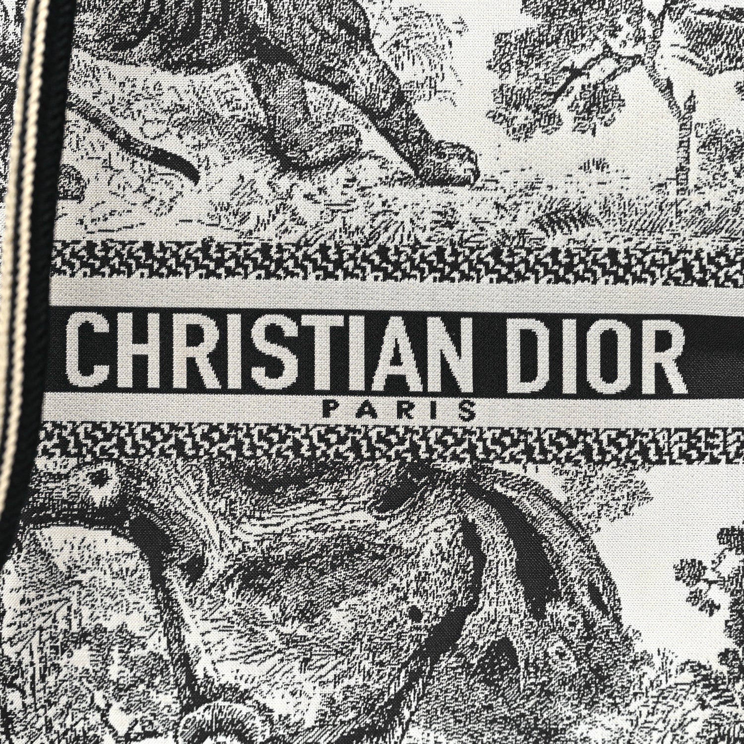 Christian Dior Technical Fabric Embroidered Toile De Jouy DiorTravel Multifunction Pouch Blue 9 of 11
