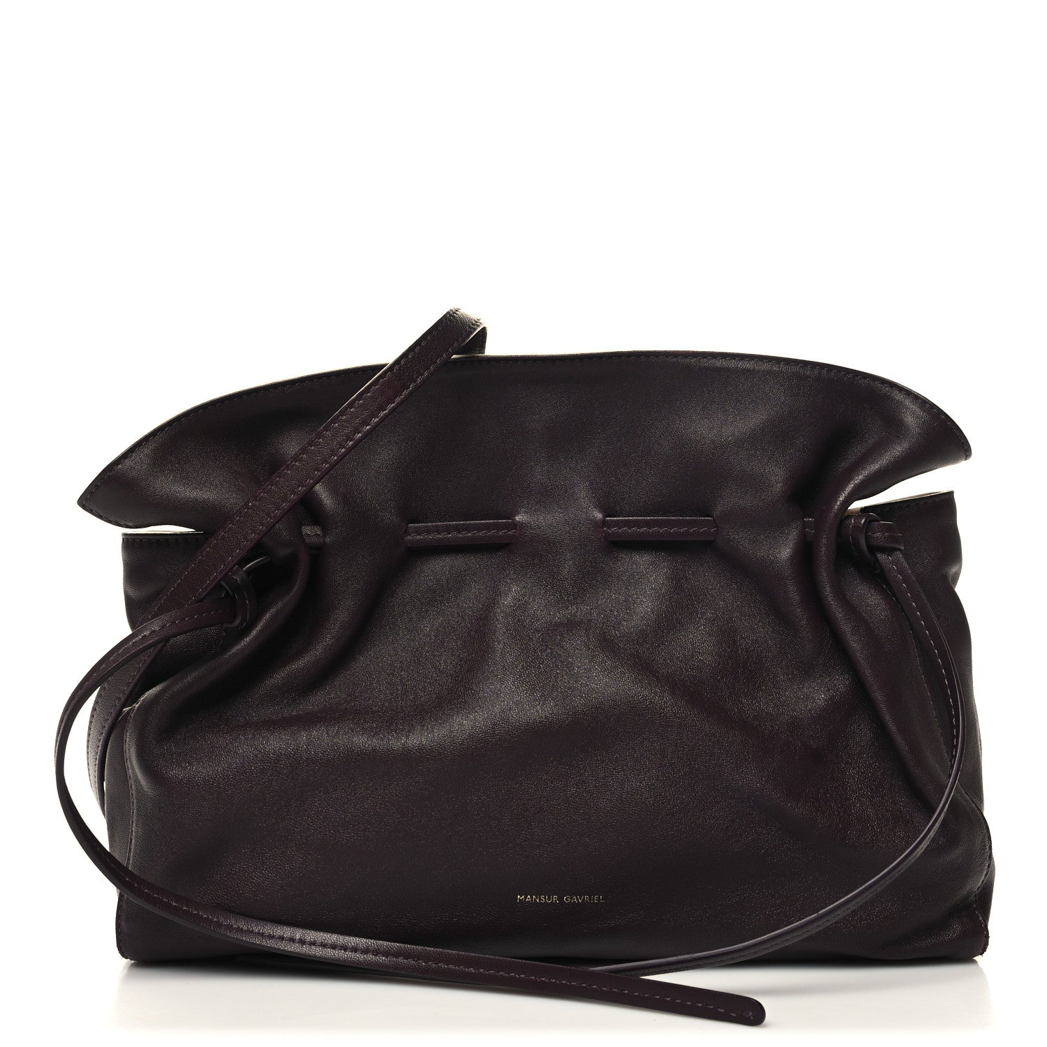 Mansur Gavriel Lambskin Mini Protea Bag Cabernet Cleo 1 of 11