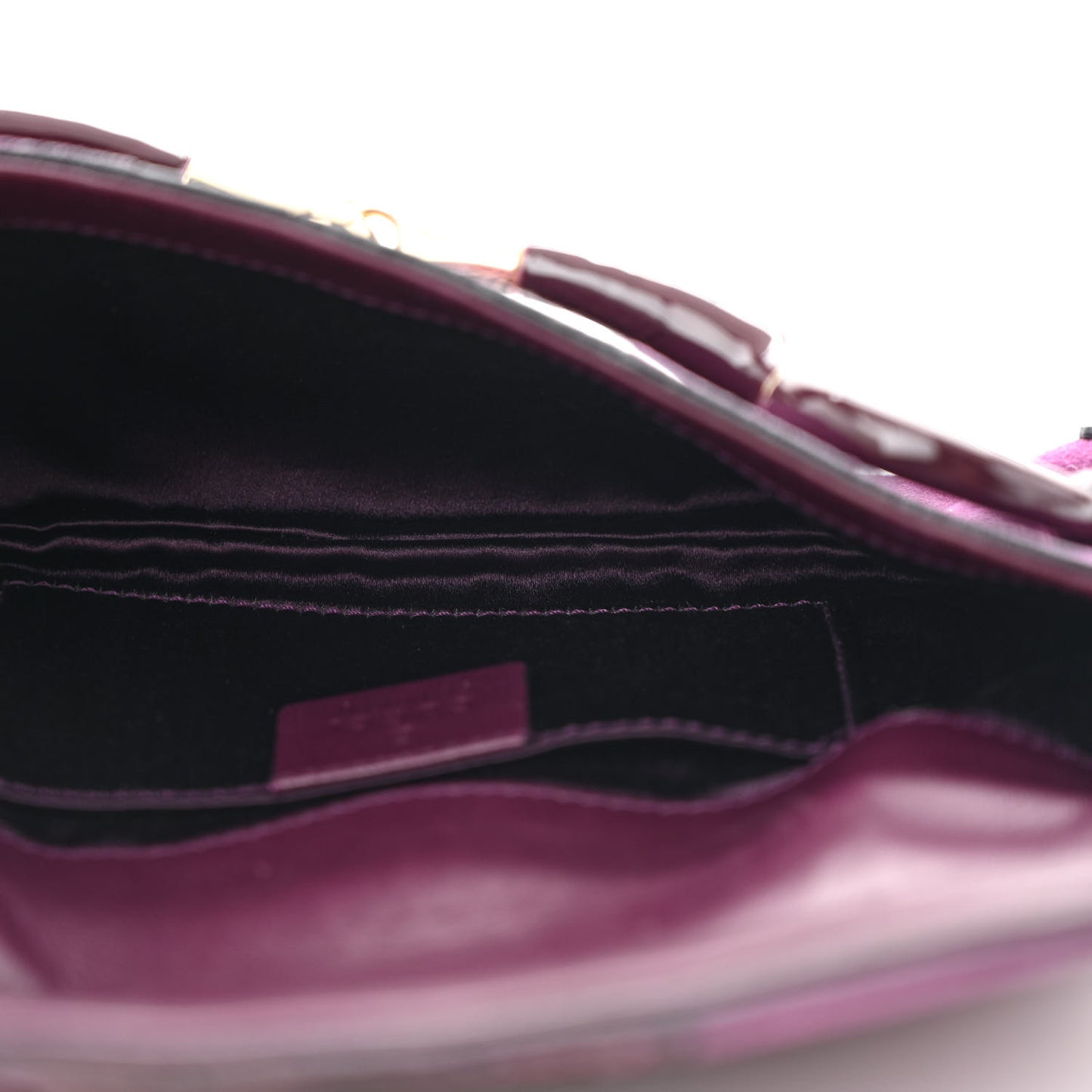 Tom Ford Suede Snakeskin Horsebit Clutch Purple