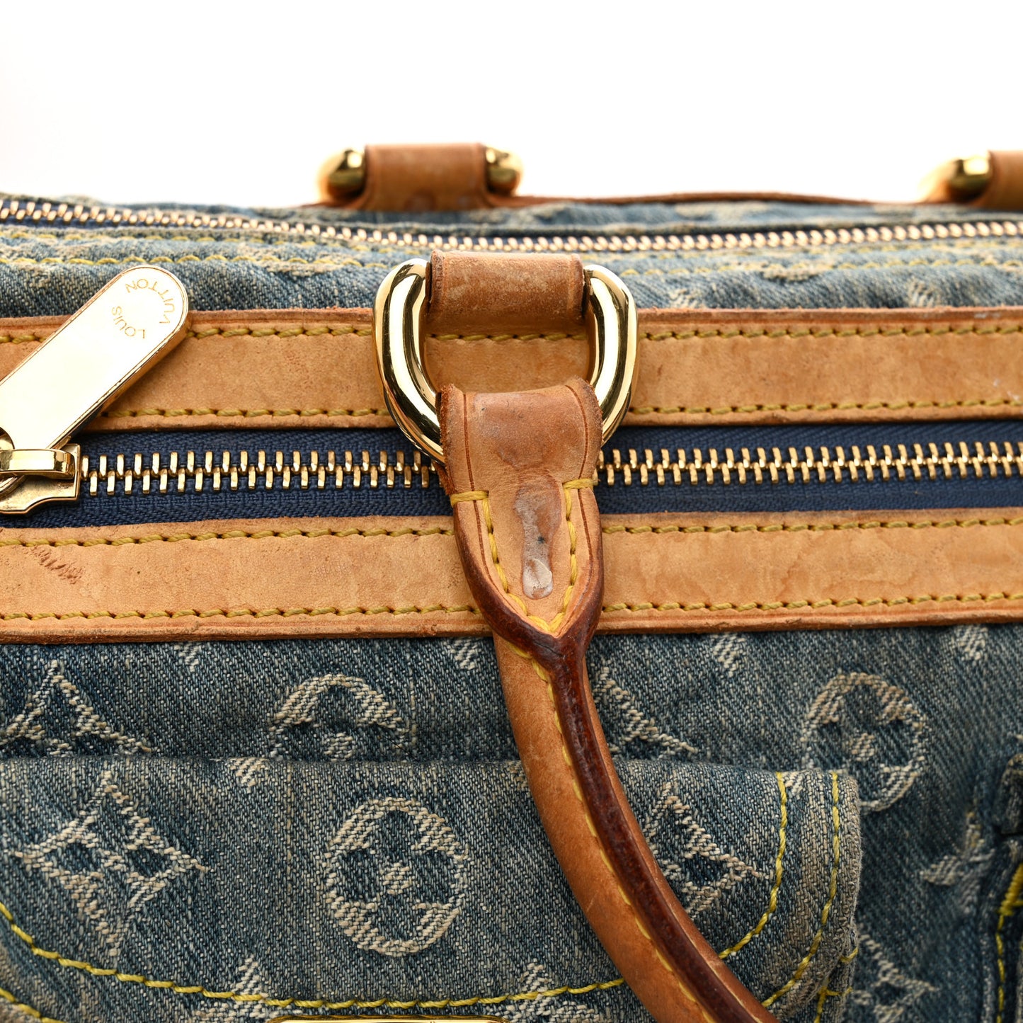 Monogram Denim Neo Speedy Blue