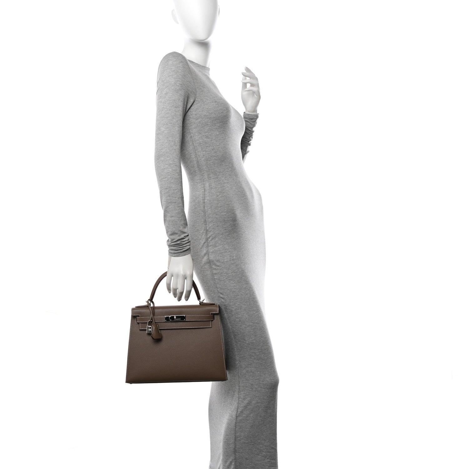 Hermes Epsom Kelly Sellier 28 Etoupe 2 of 13