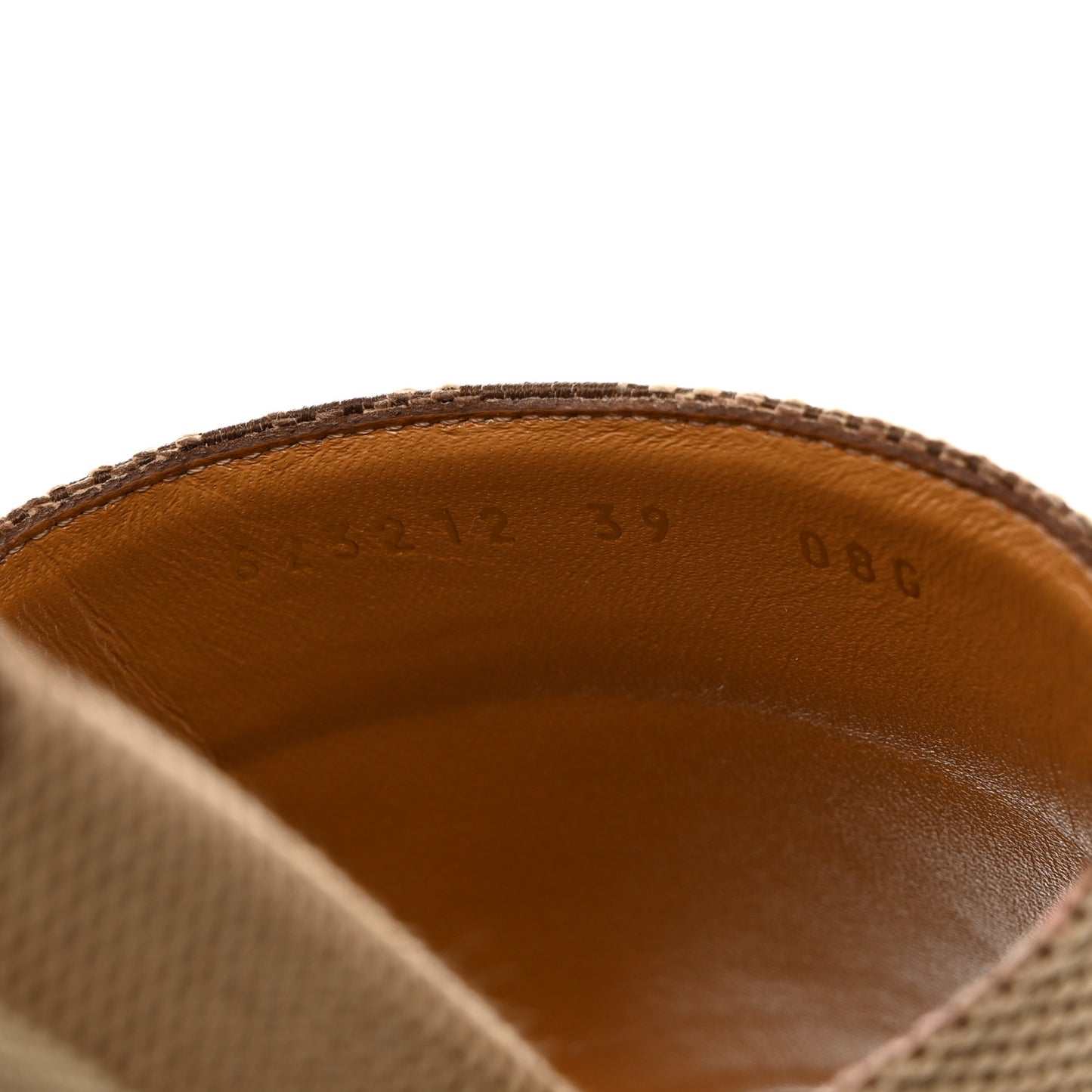 Monogram Maxi GG Angelina Platform 55mm Slide Sandals 39 Camel Ebony