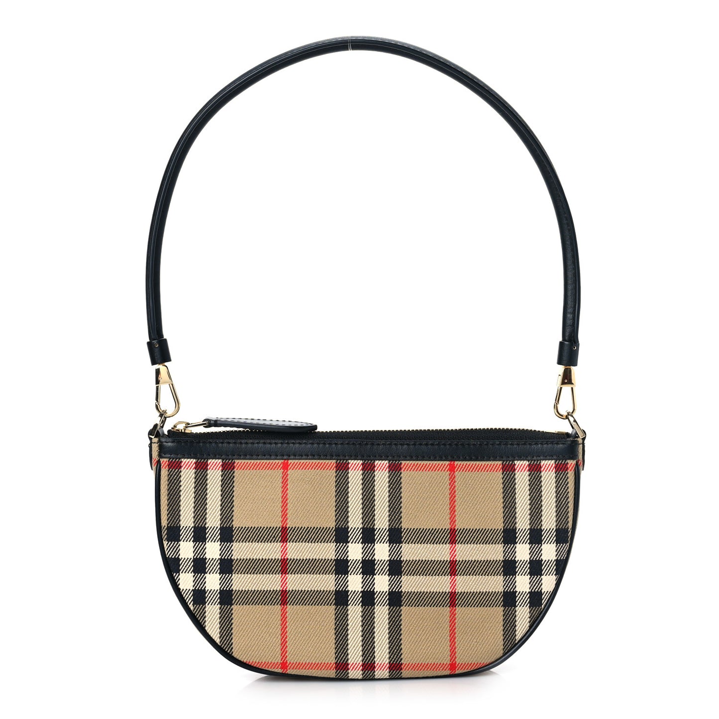 Vintage Check Calfskin Olympia Pouch Archive Beige