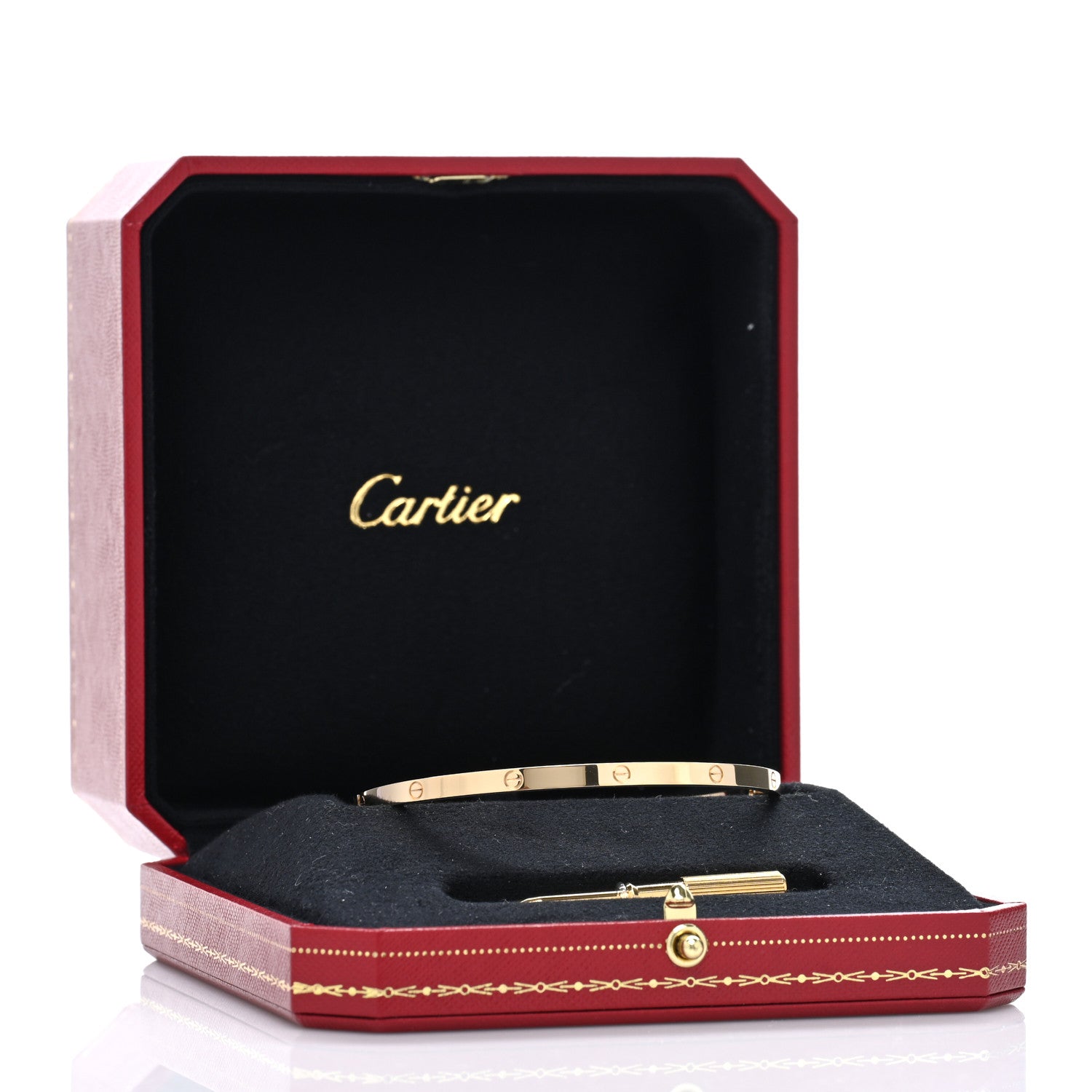Cartier 18K Yellow Gold Small LOVE Bracelet 20 8 of 8