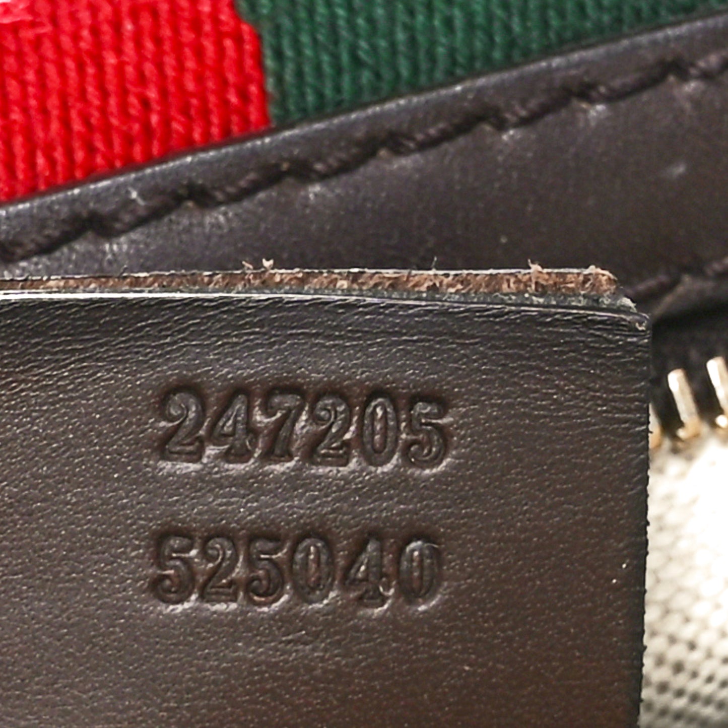Monogram Vintage Web Medium Boston Dark Brown