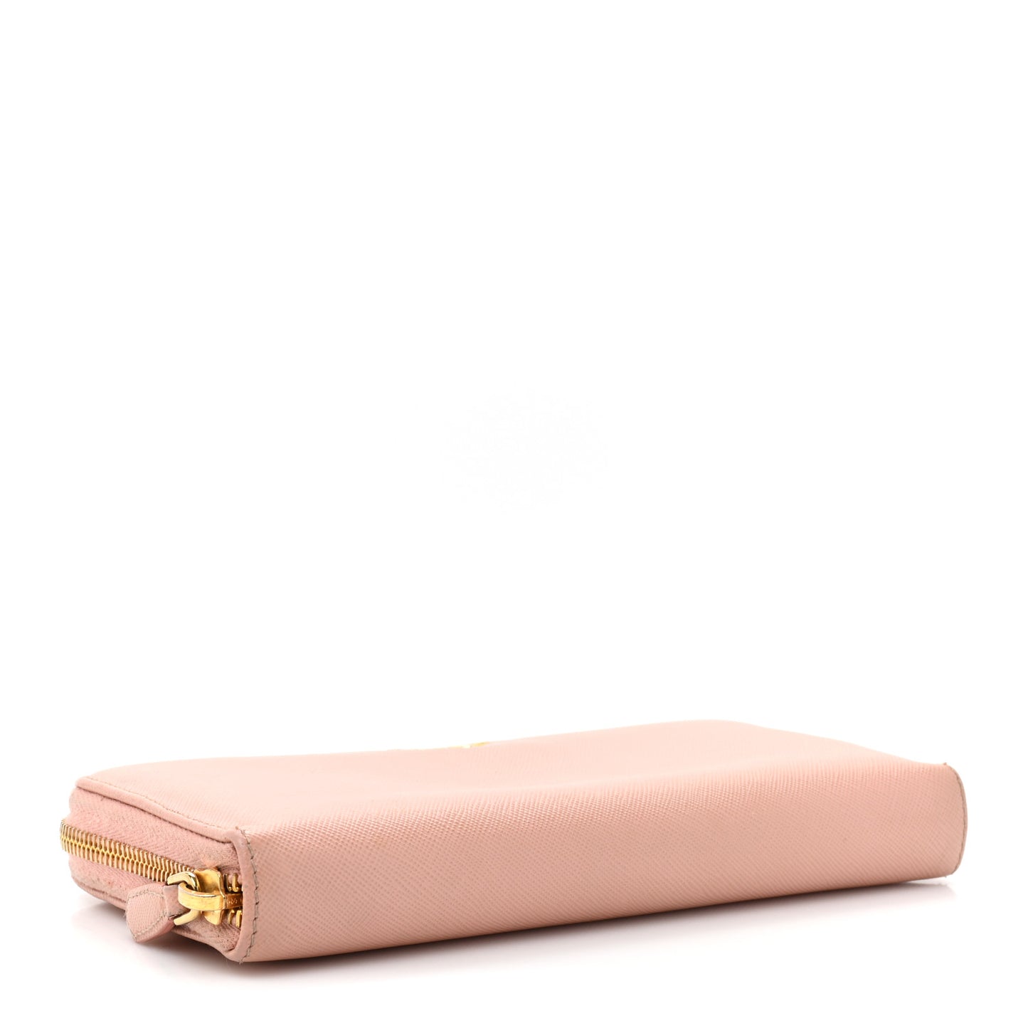 Saffiano Metal Zip Around Wallet Orchidea