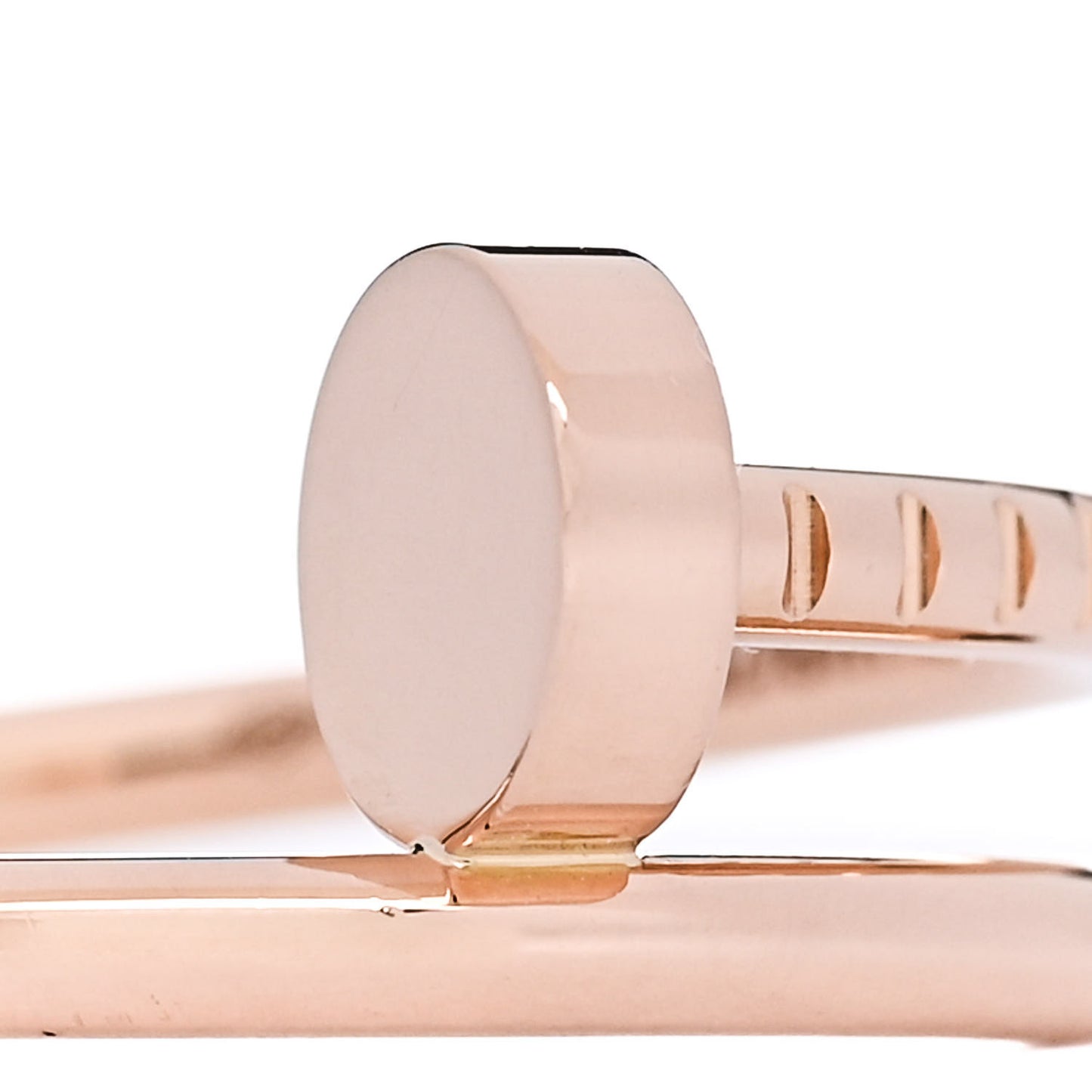 18K Pink Gold Small Juste Un Clou Ring 53 6.25