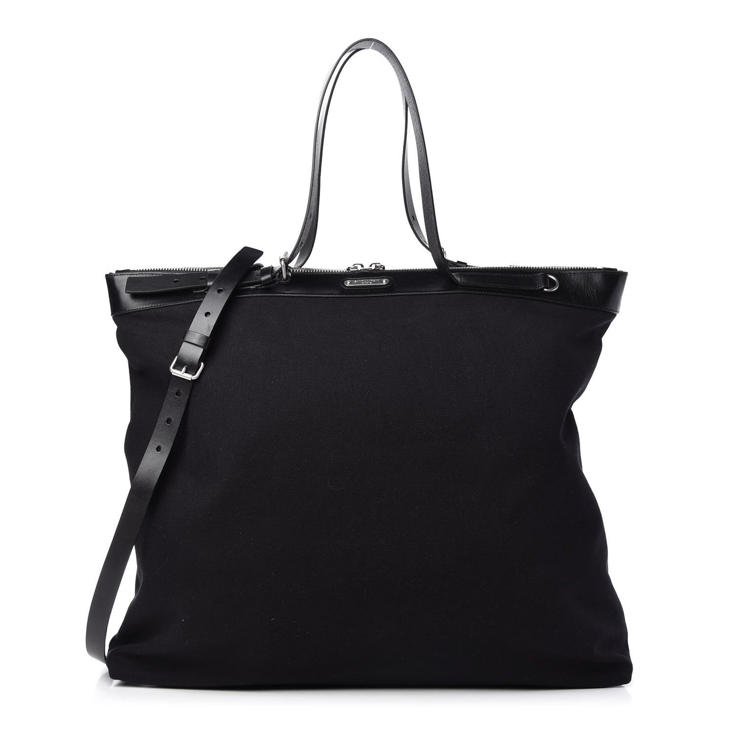 Canvas ID Shopping Bag Black