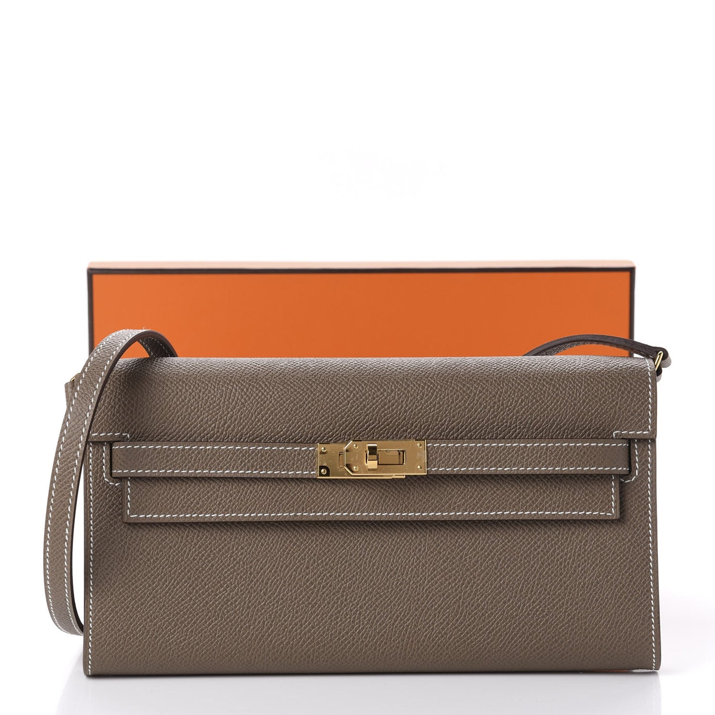 Epsom Kelly Wallet To Go Etoupe