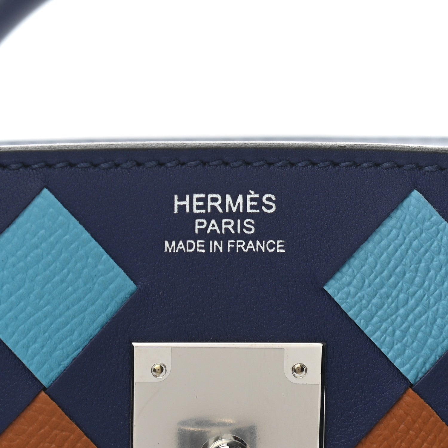 Hermes Swift Epsom Tressage Birkin 30 Bleu Encre Bleu Du Nord Gold 6 of 10