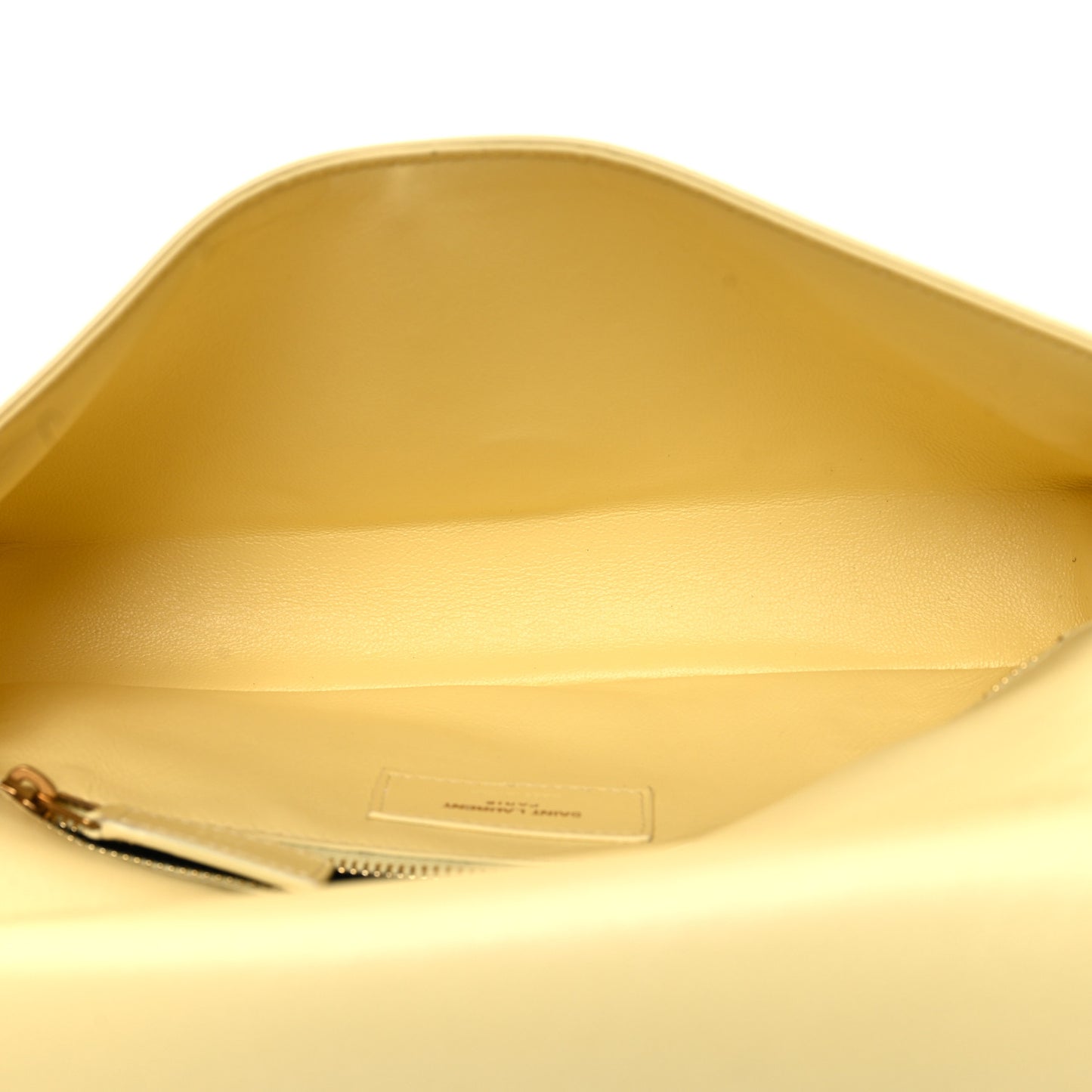 Patent Embossed Le Monogramme Kate 99 Lemon New Maize
