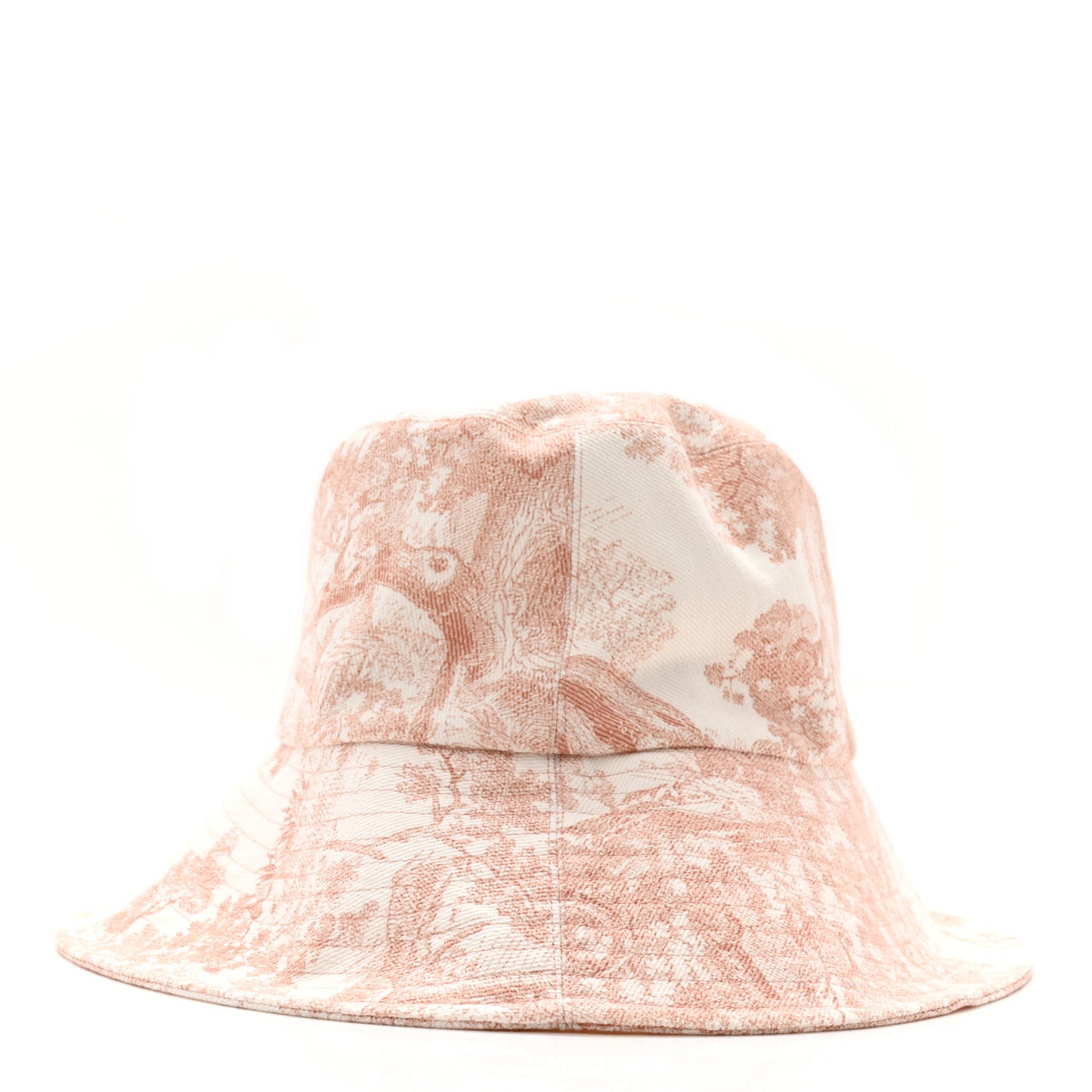 Cotton Dioriviera Toile De Jouy Bob Brim Bucket Hat 57 Rose