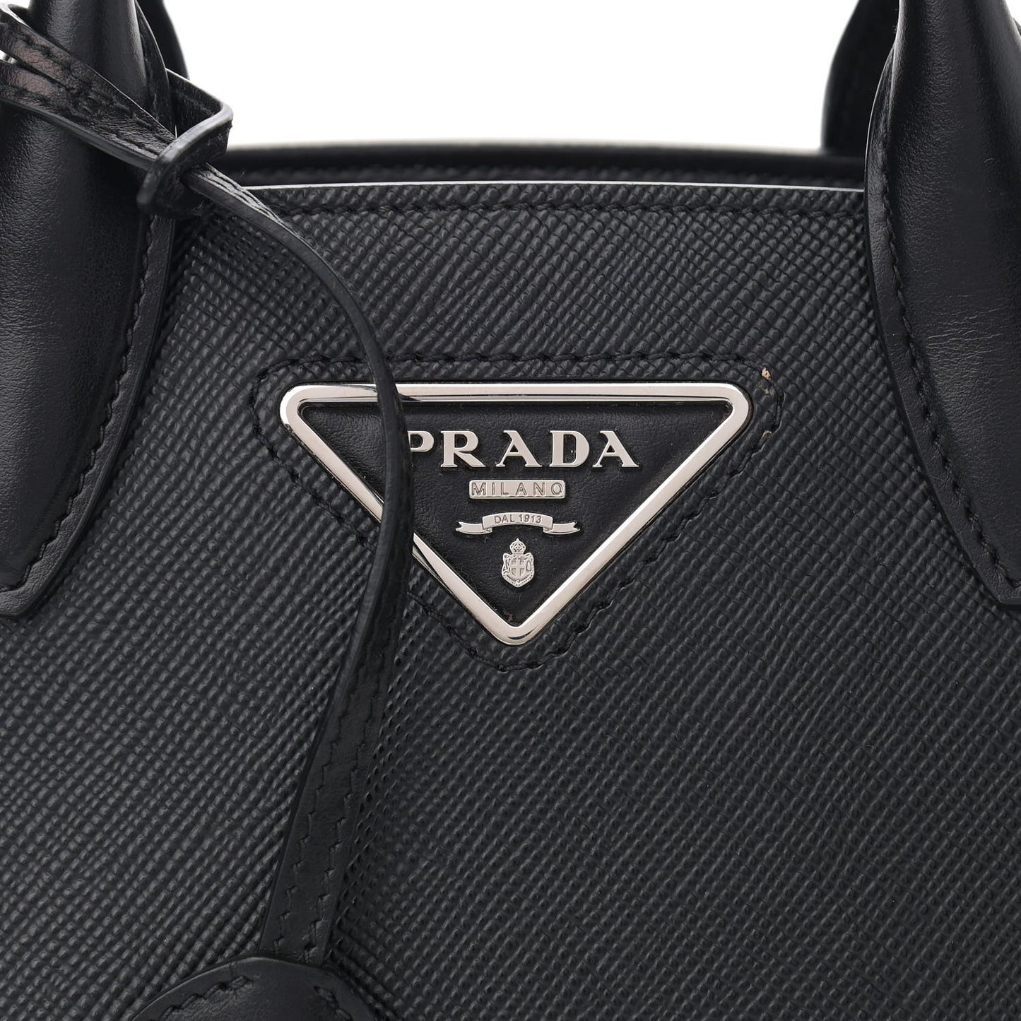 Saffiano Cuir Calfskin Small Kristen Black