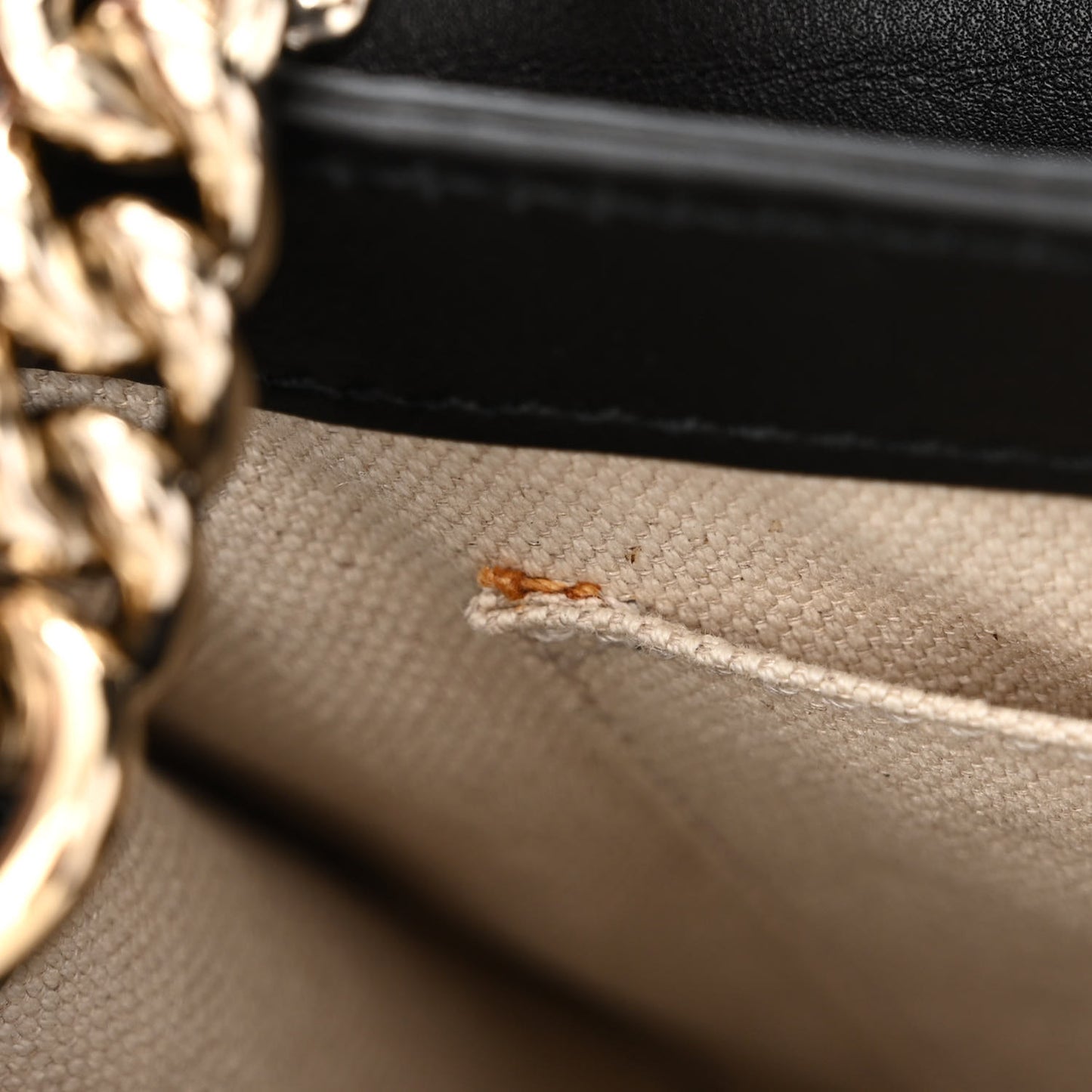 Guccissima Medium Emily Chain Shoulder Bag Black