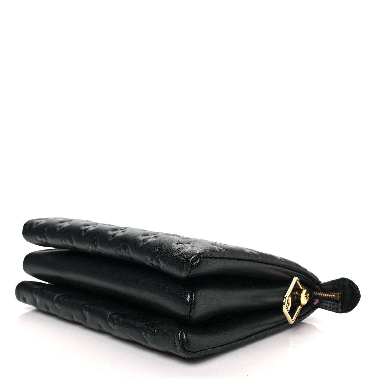 Louis Vuitton Lambskin Embossed Monogram Coussin PM Black 7 of 7