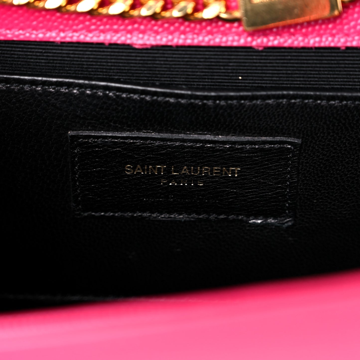 Grain De Poudre Medium Monogram Kate Satchel Lipstick Fuchsia