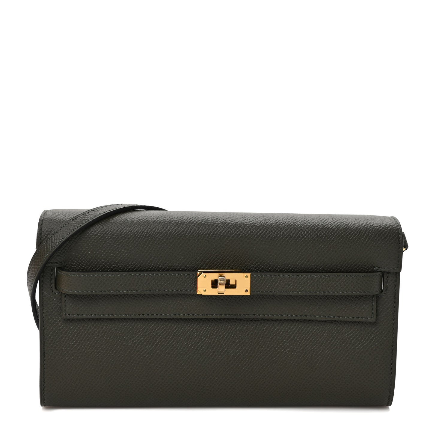 Epsom Kelly Wallet To Go Vert De Gris