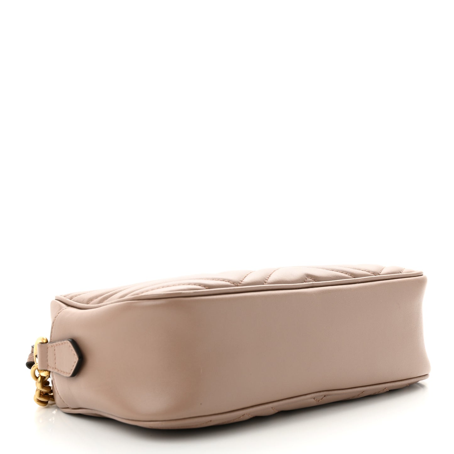 Calfskin Matelasse Small GG Marmont Chain Shoulder Bag Porcelain Rose