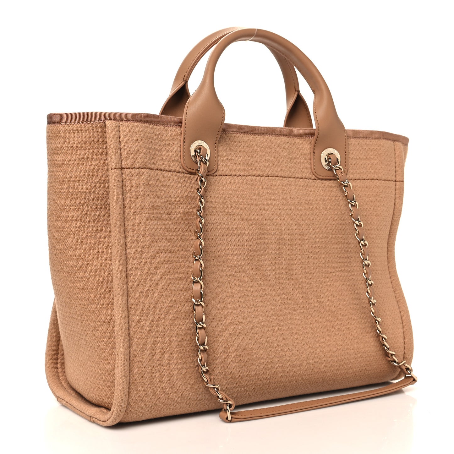 Mixed Fibers Small Deauville Tote Camel
