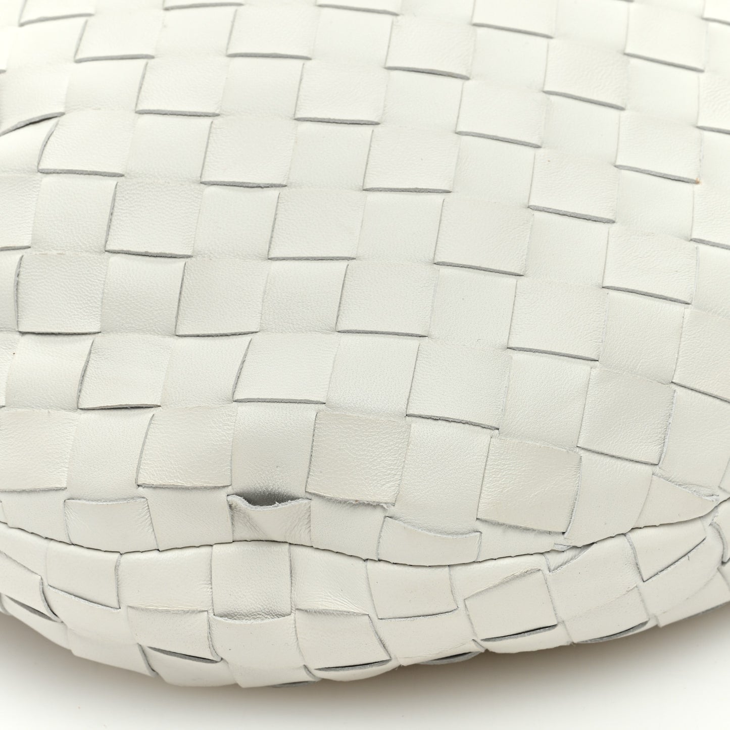 Nappa Intrecciato Teen Jodie Hobo White