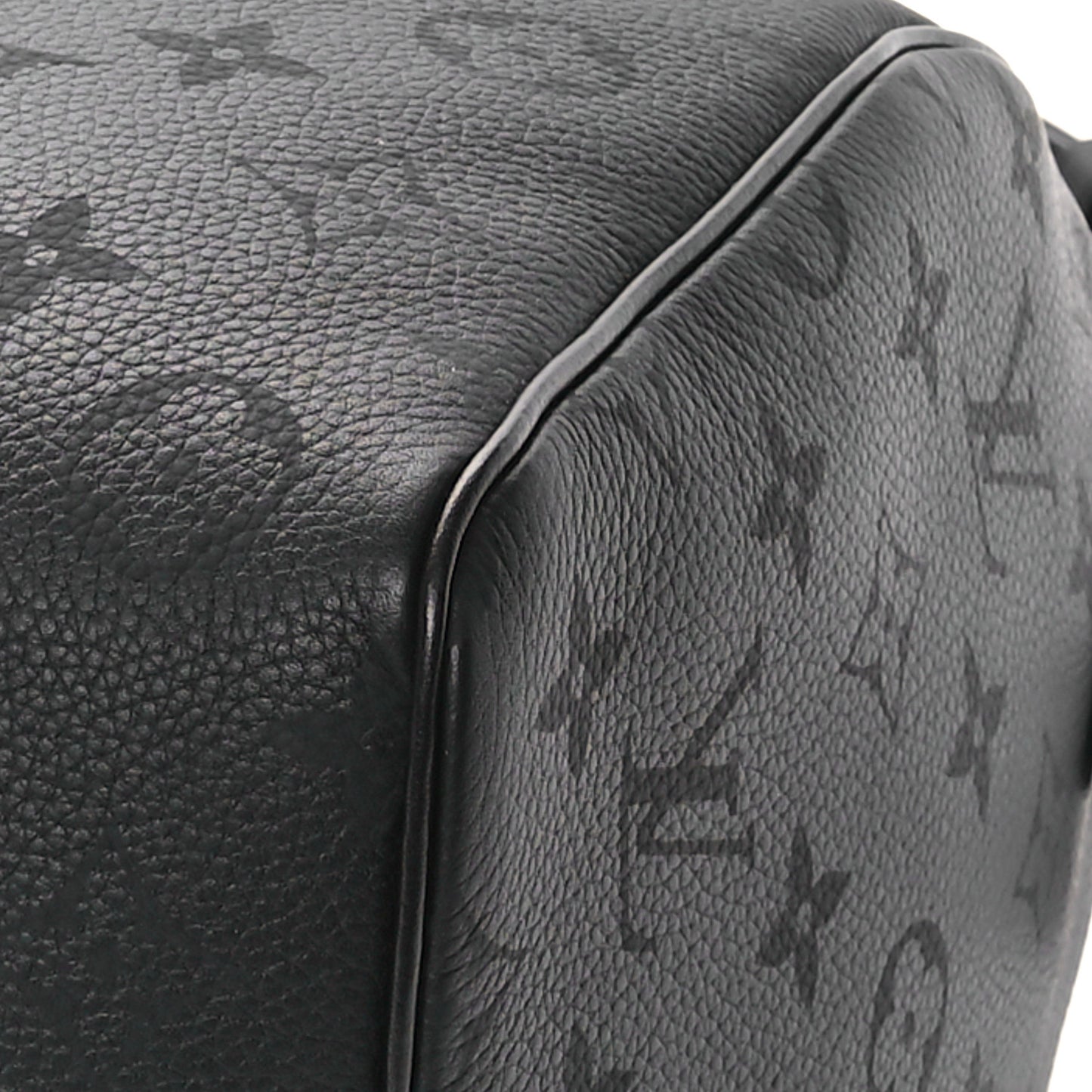 Calfskin Monogram Speedy P9 Bandouliere 30 Ultra Black