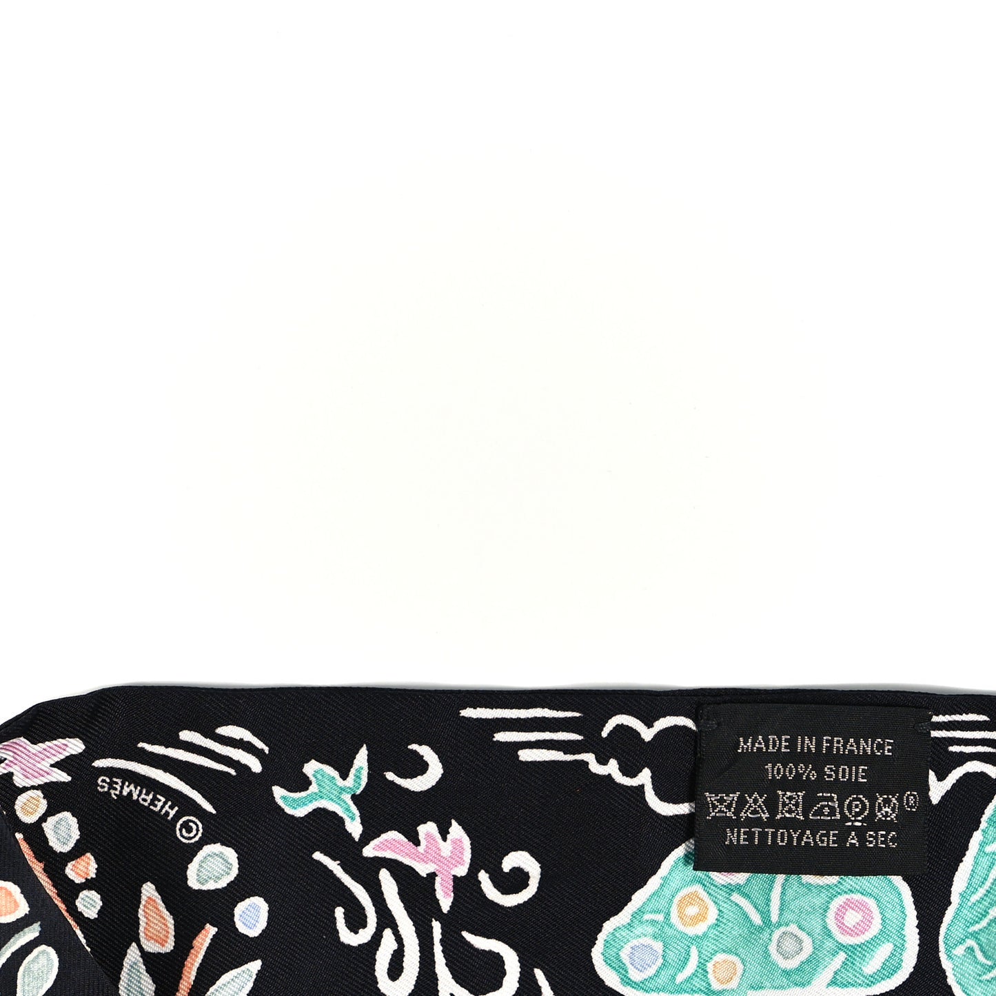 Silk Isola Di Primavera Twilly Black Vert Rose