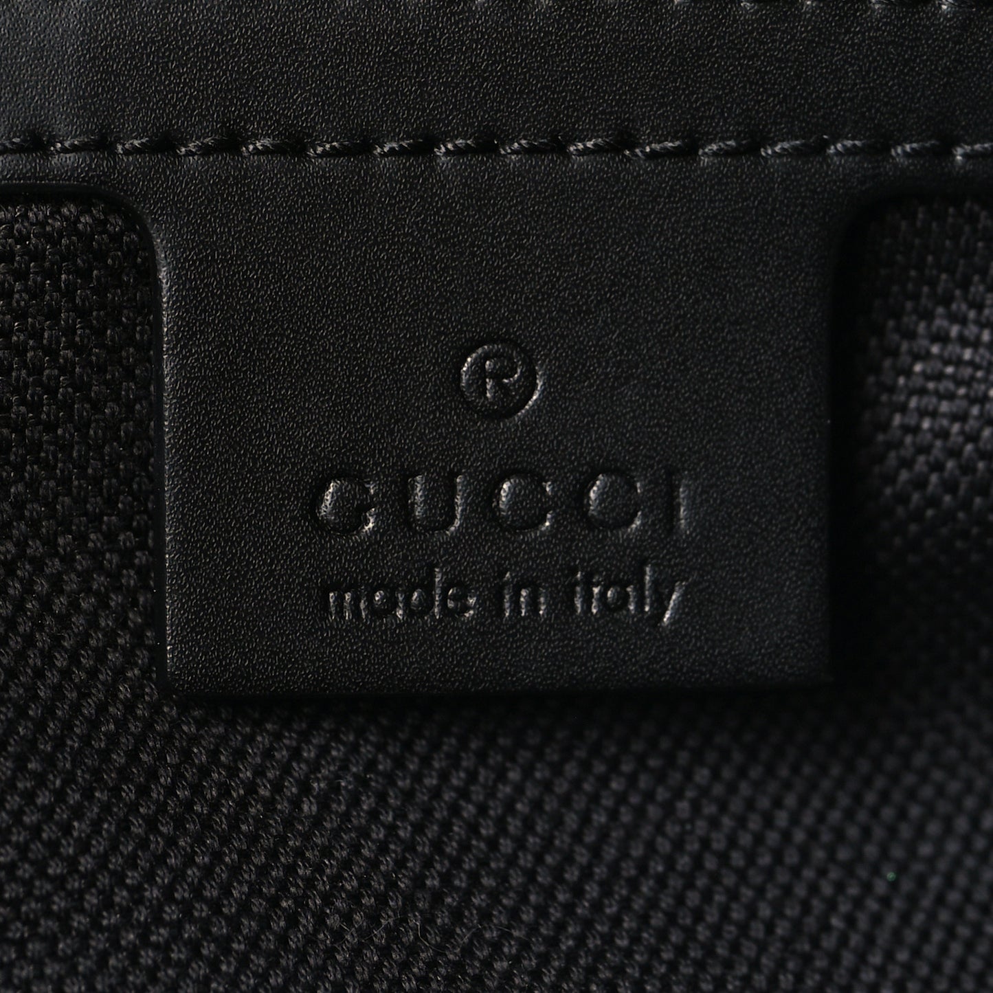 Soft GG Supreme Monogram Appia Calfskin Web Large Carry On Duffle Bag Black Grey