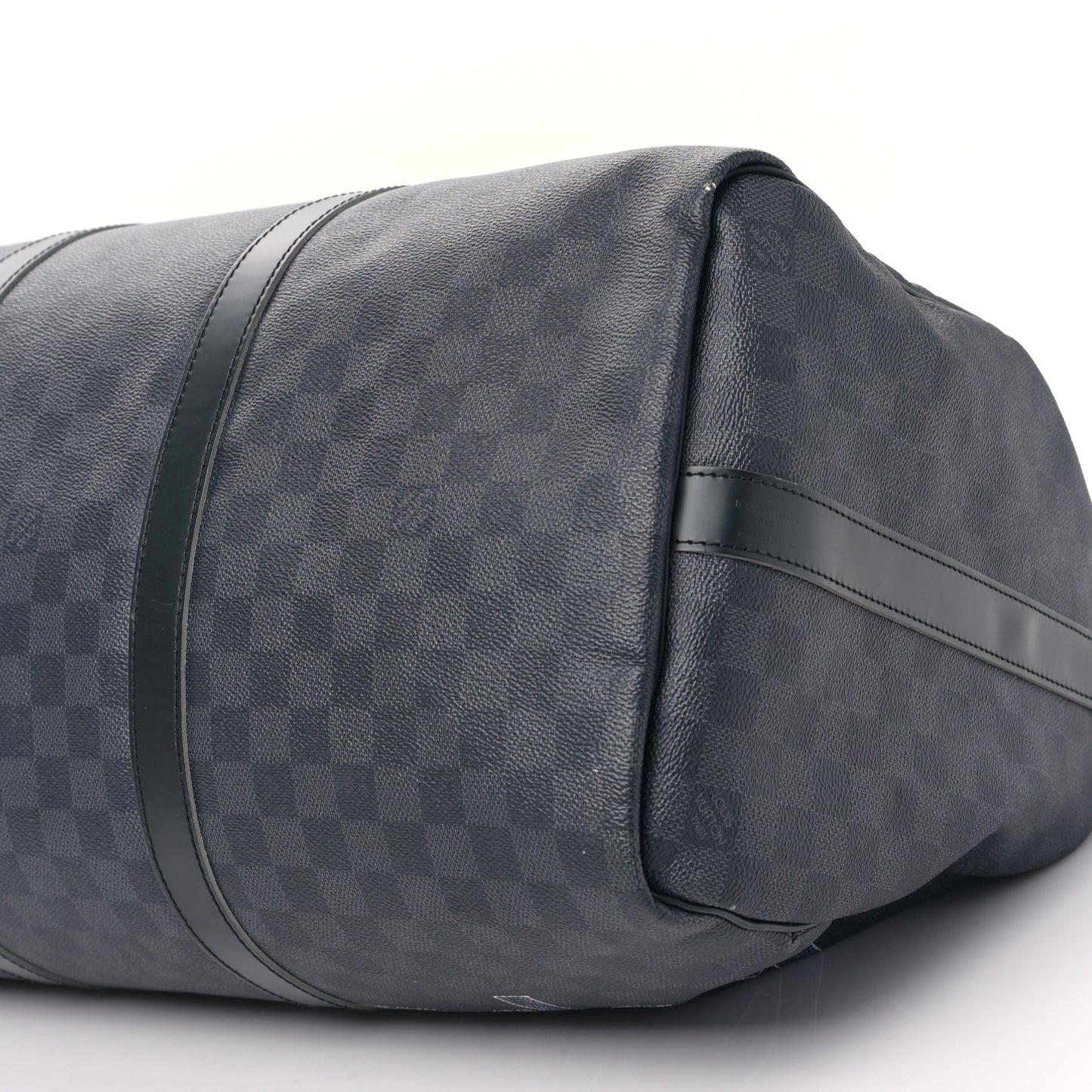 Damier Graphite Logo Keepall Bandouliere 50 Gris