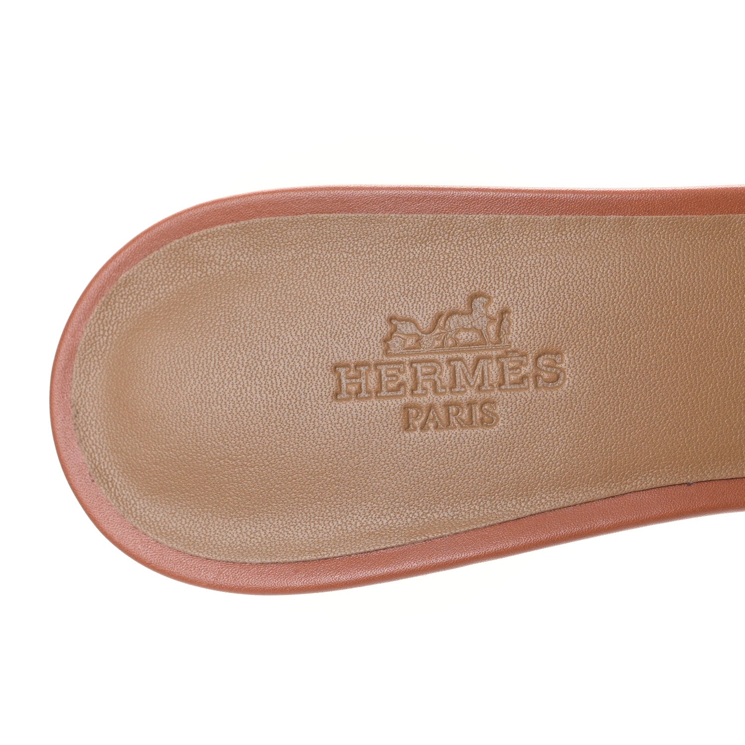 Hermes Calfskin Oasis Sandals 37 Gold 8 of 9