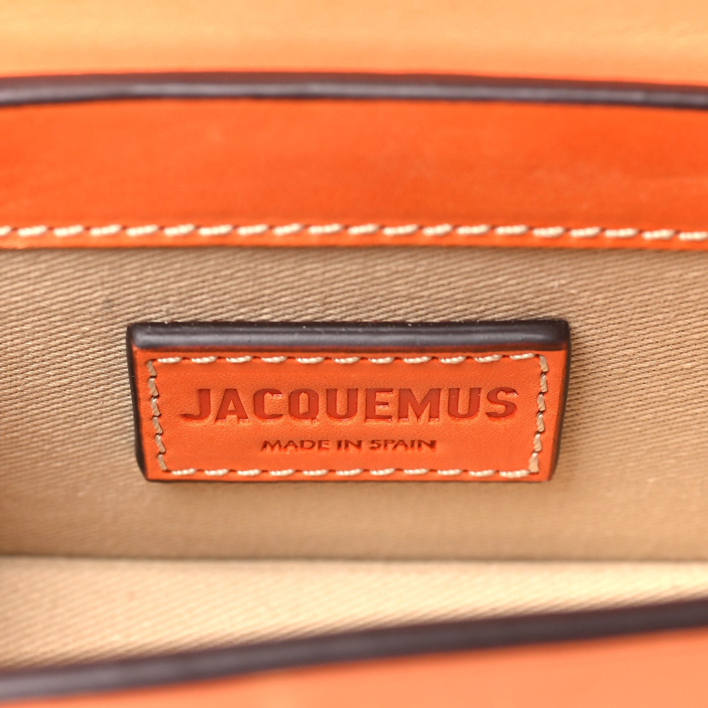 Smooth Calfskin Le Chiquito Orange