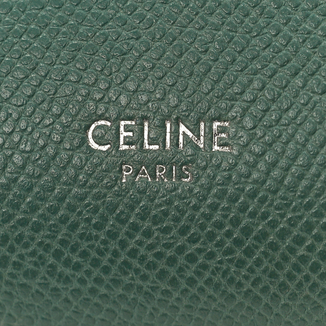 Grained Calfskin Nano Belt Bag Celadon