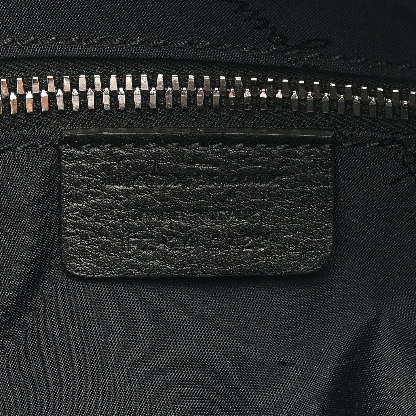 Calfskin Gancini Embossed Toiletry Pouch