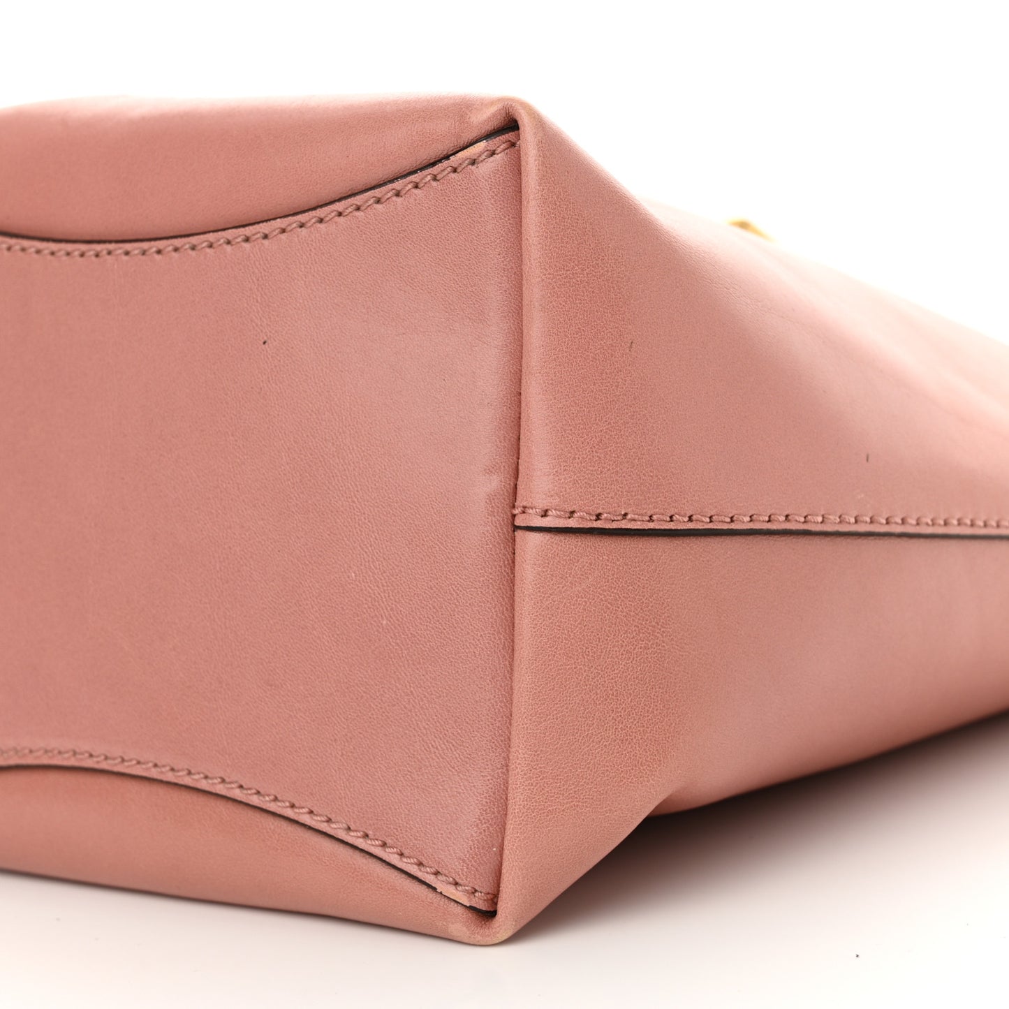 Calfskin Madeline Bucket Bag Blush