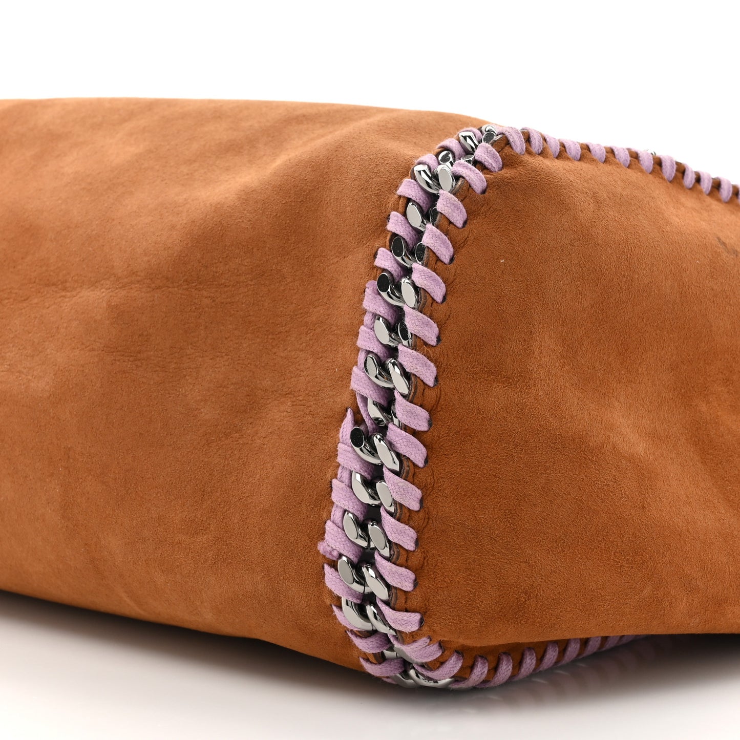 Shaggy Deer Falabella Reversible Tote Lilac Brown