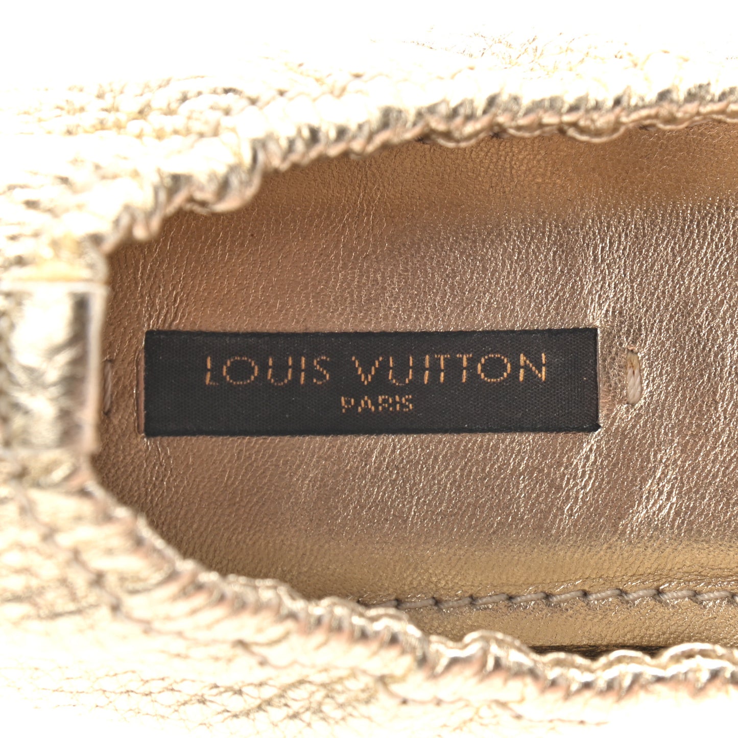 Metallic Calfskin Lemon Ballerina Flats 36 Gold