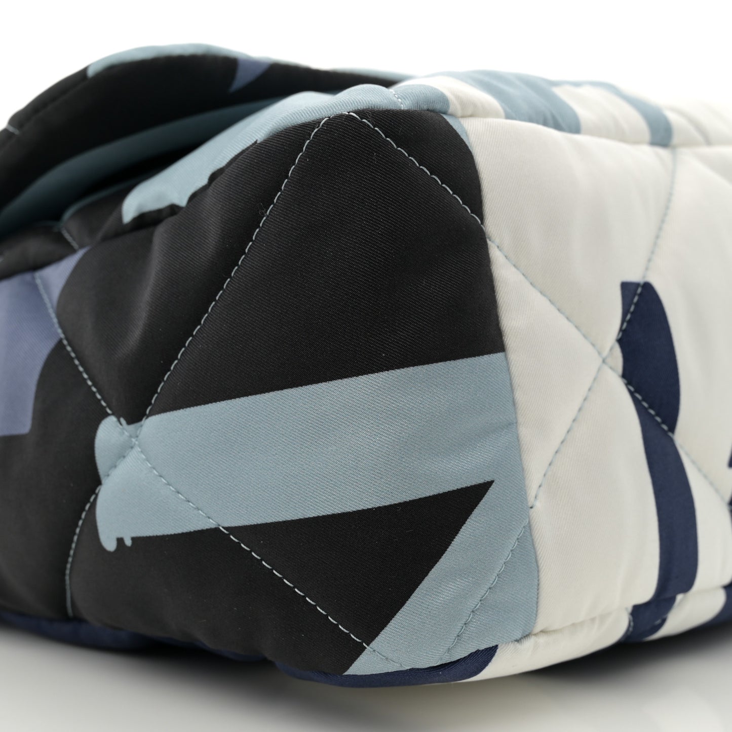 Silk Maxi Scarf Chanel 19 Flap Black Blue White