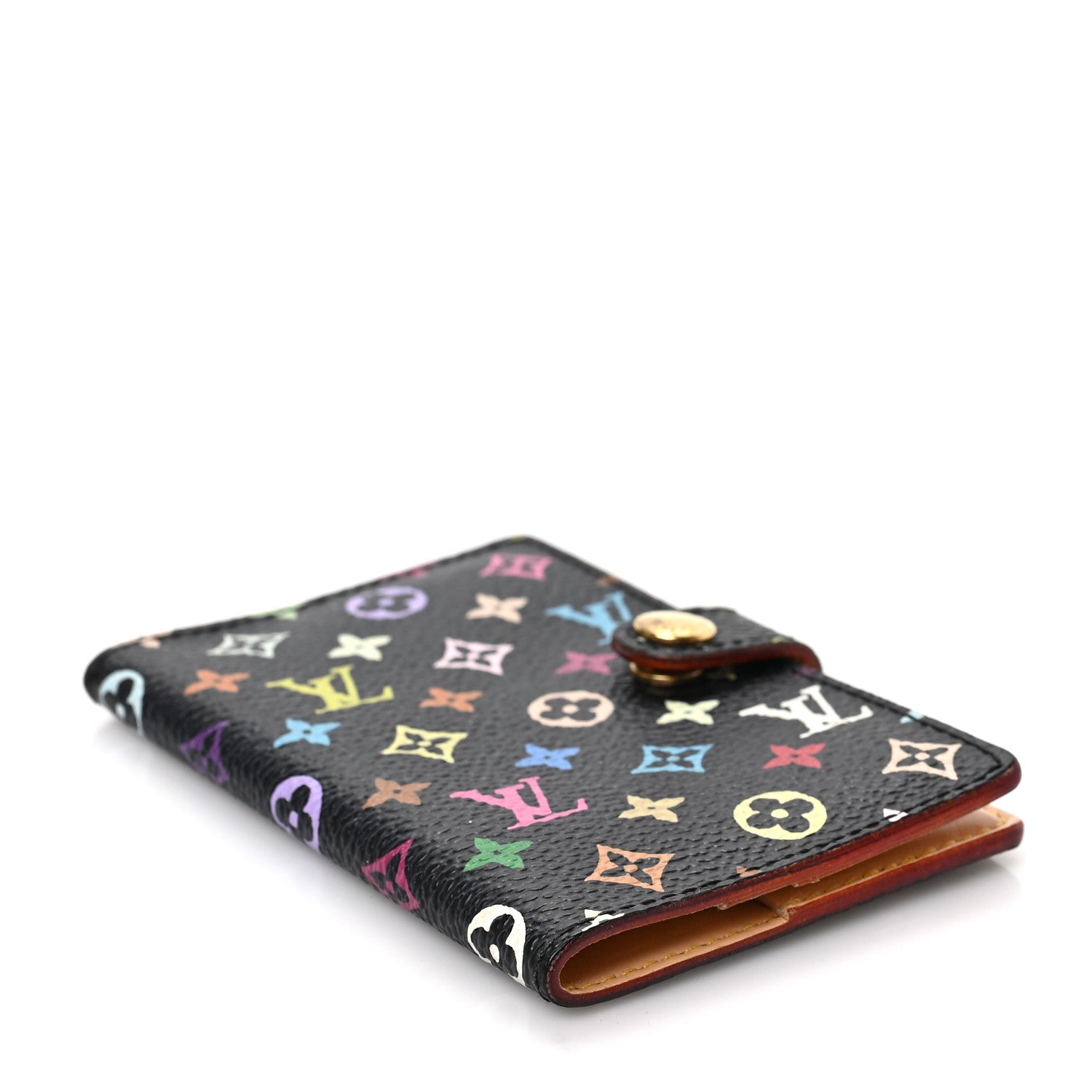 Louis Vuitton Monogram Multicolor Carnet de Bal Mini Agenda Cover Black 4 of 6
