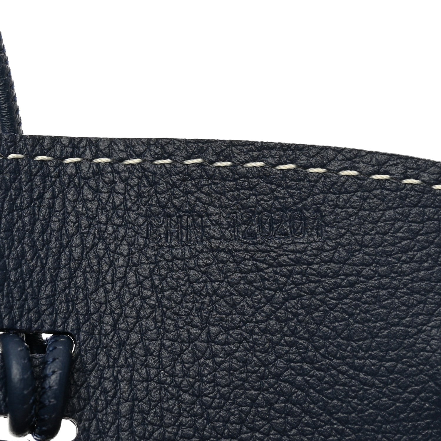 Goyard Calfskin Bag Clip Navy 3 of 4