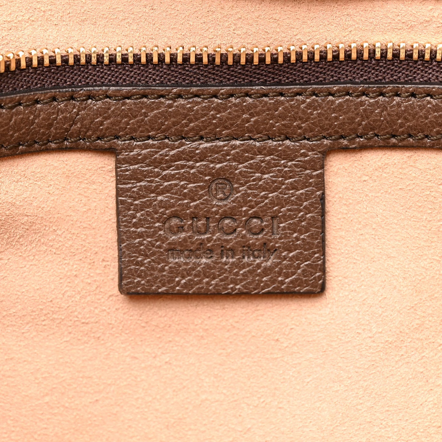 GG Supreme Monogram Medium Ophidia Shopping Tote Brown