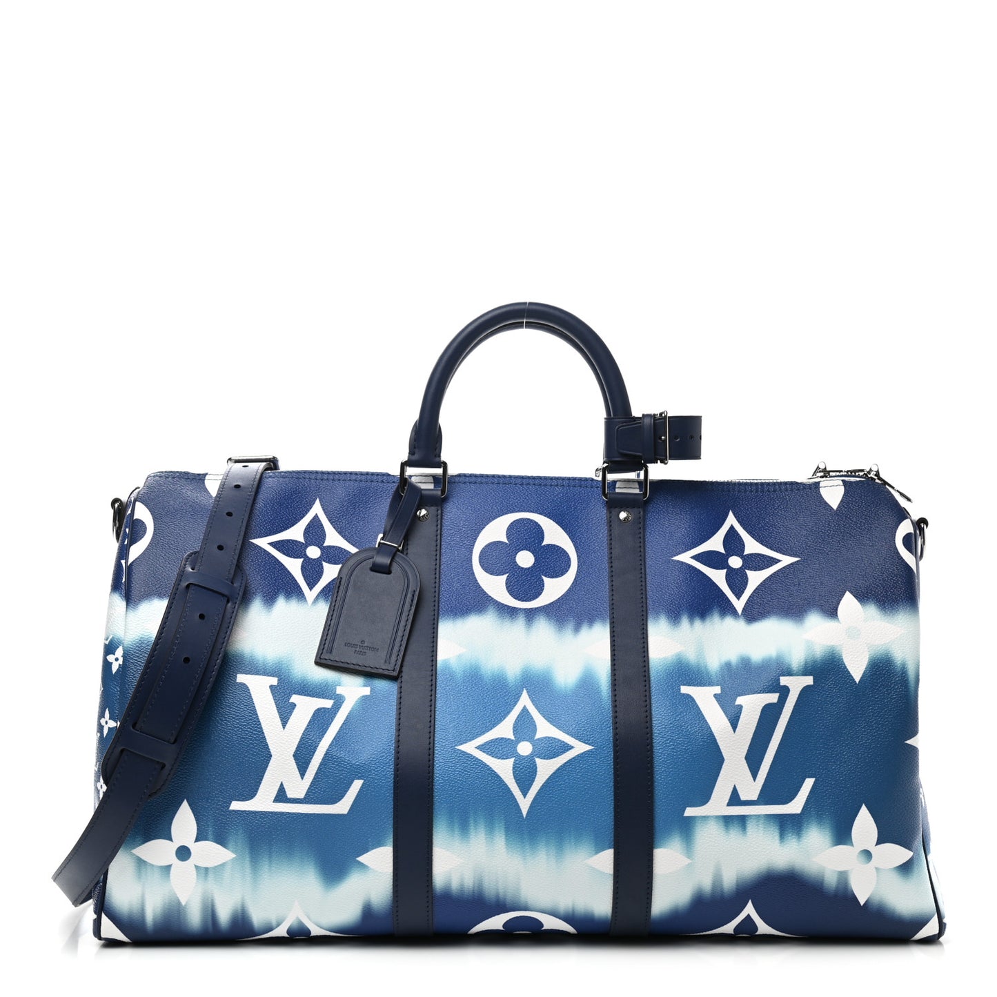 Monogram Escale Keepall Bandouliere 50 Blue