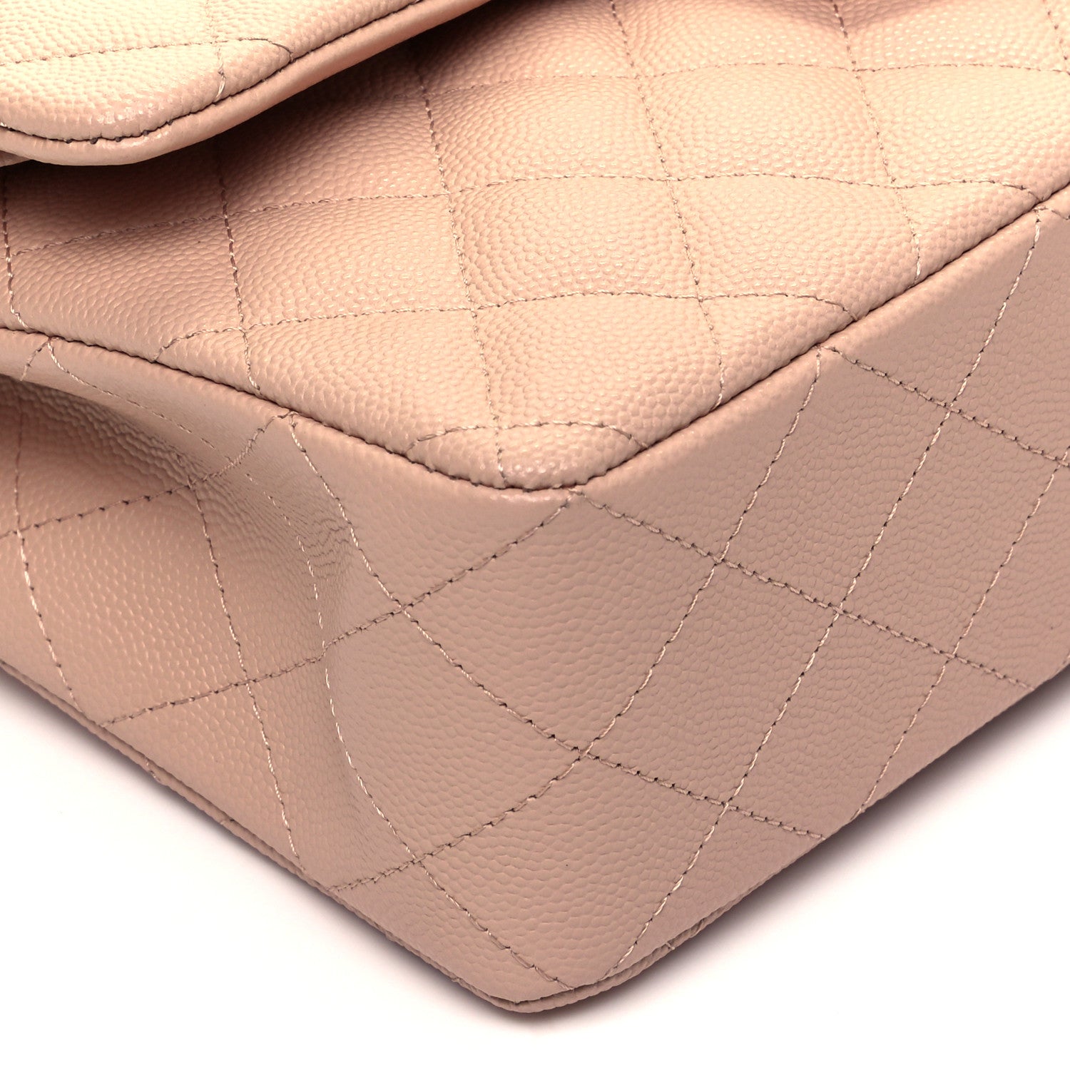 Chanel Caviar Quilted Small Double Flap Light Beige 7 of 8