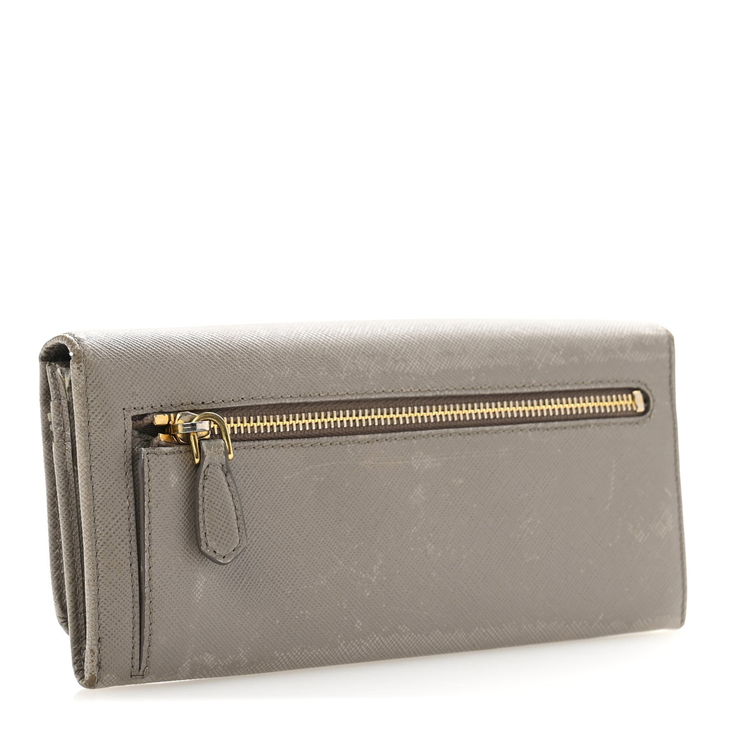 Saffiano Metal Continental Flap Wallet Cammeo Orchidea