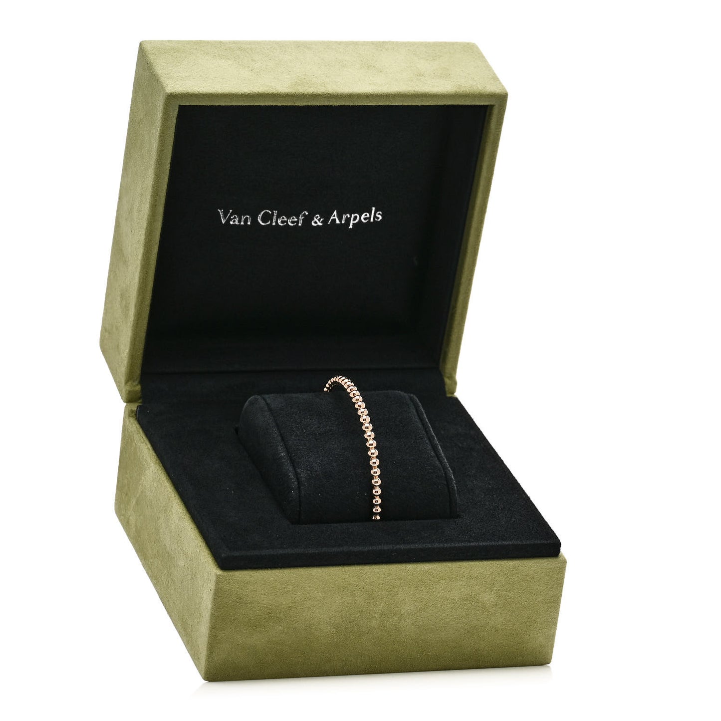 18K Rose Gold Perlee Pearls of Gold Bracelet M