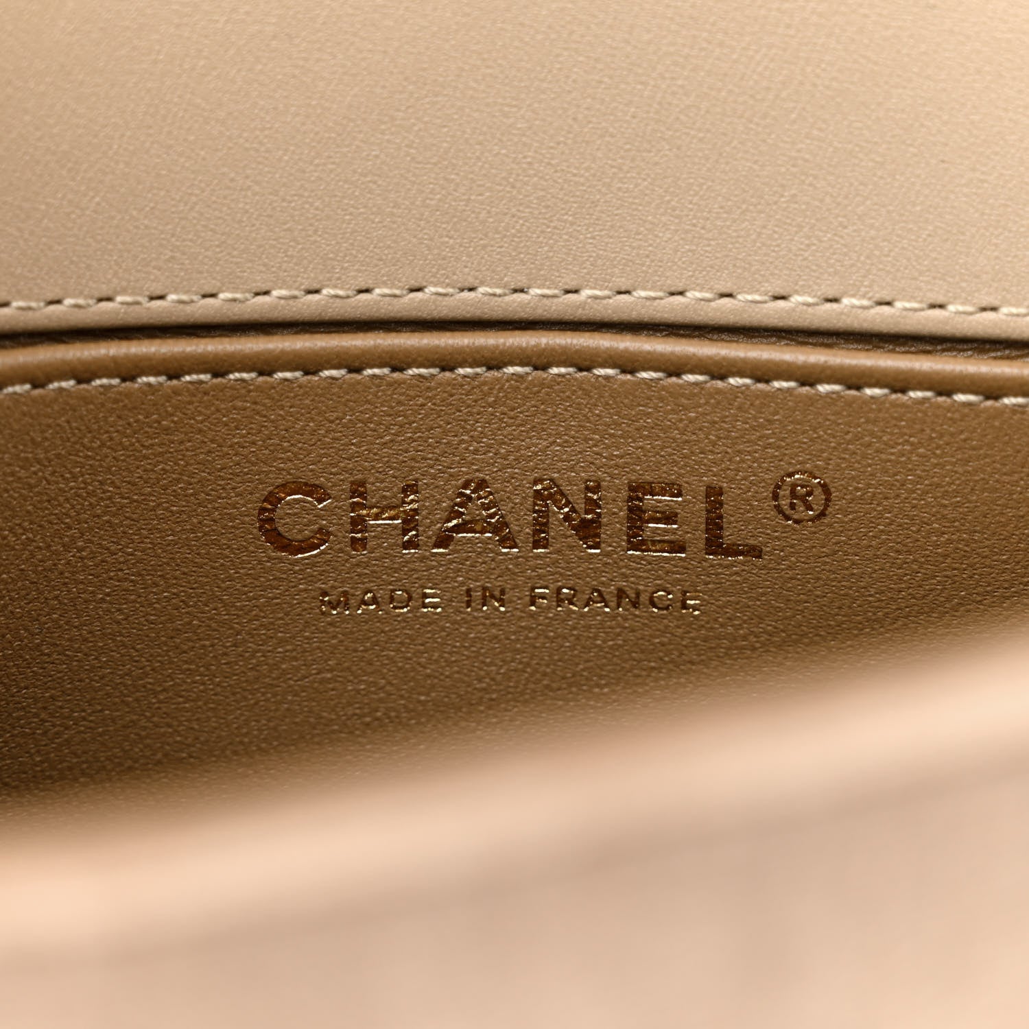 Chanel Velvet Quilted Small Boy Messenger Bag Beige 6 of 10