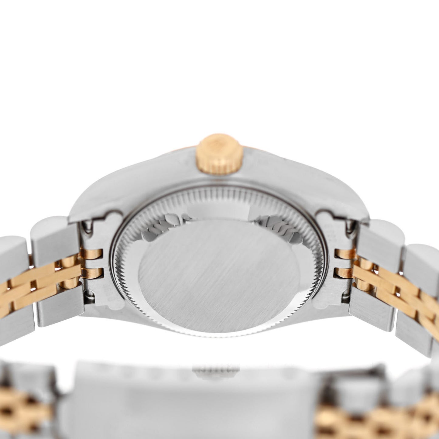 Stainless Steel 18K Yellow Gold Diamond 26mm Oyster Perpetual Datejust Watch Black 79173