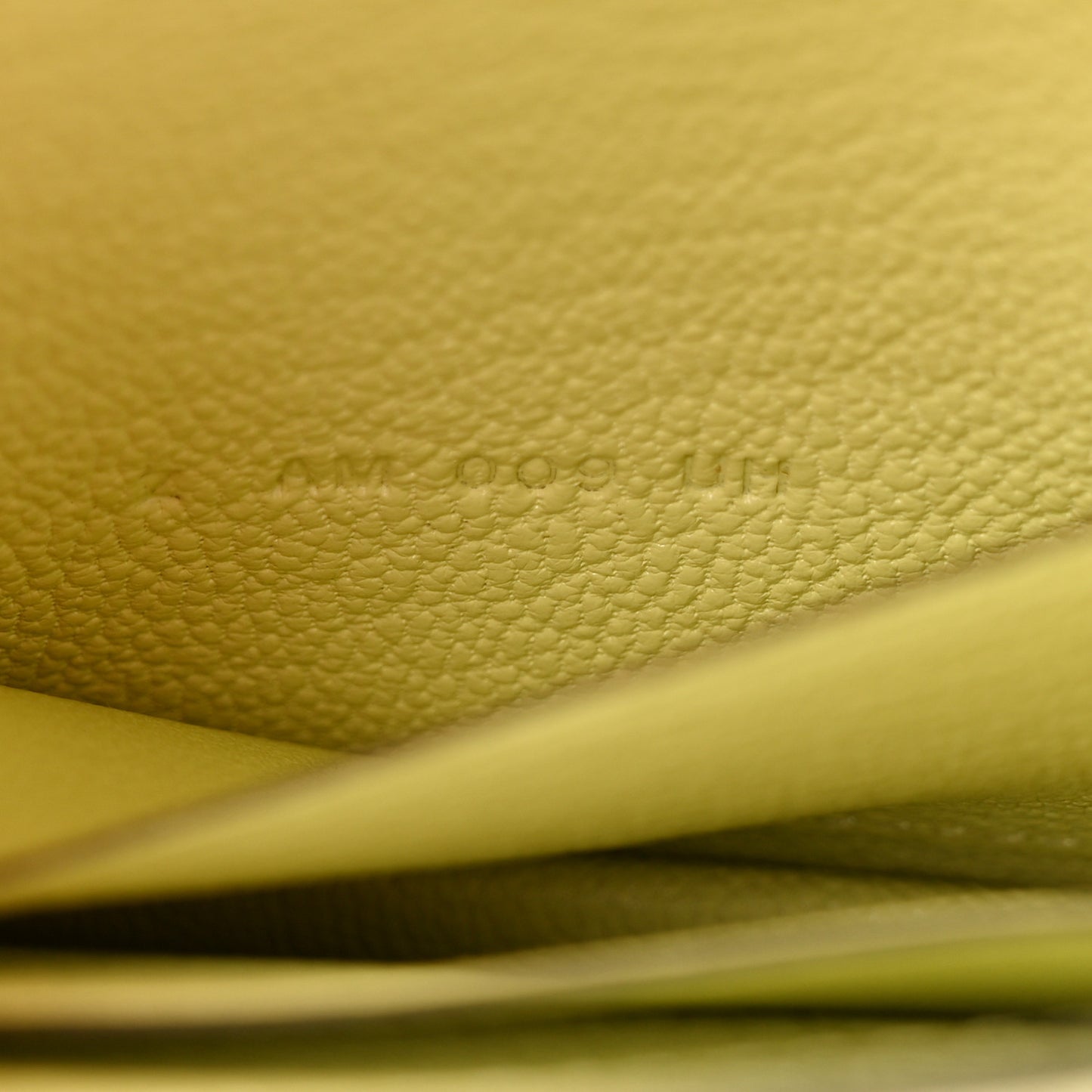 Chevre Mysore Roulis Slim Wallet Jaune Poussin